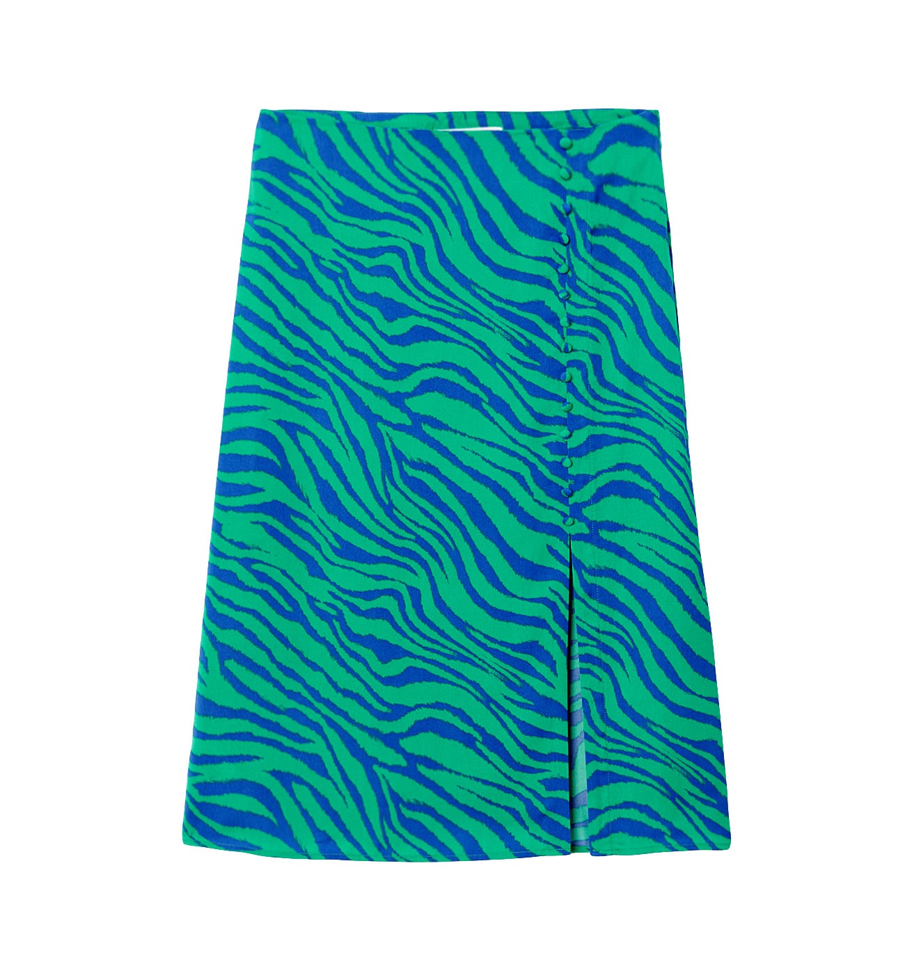Midi skirt with slit