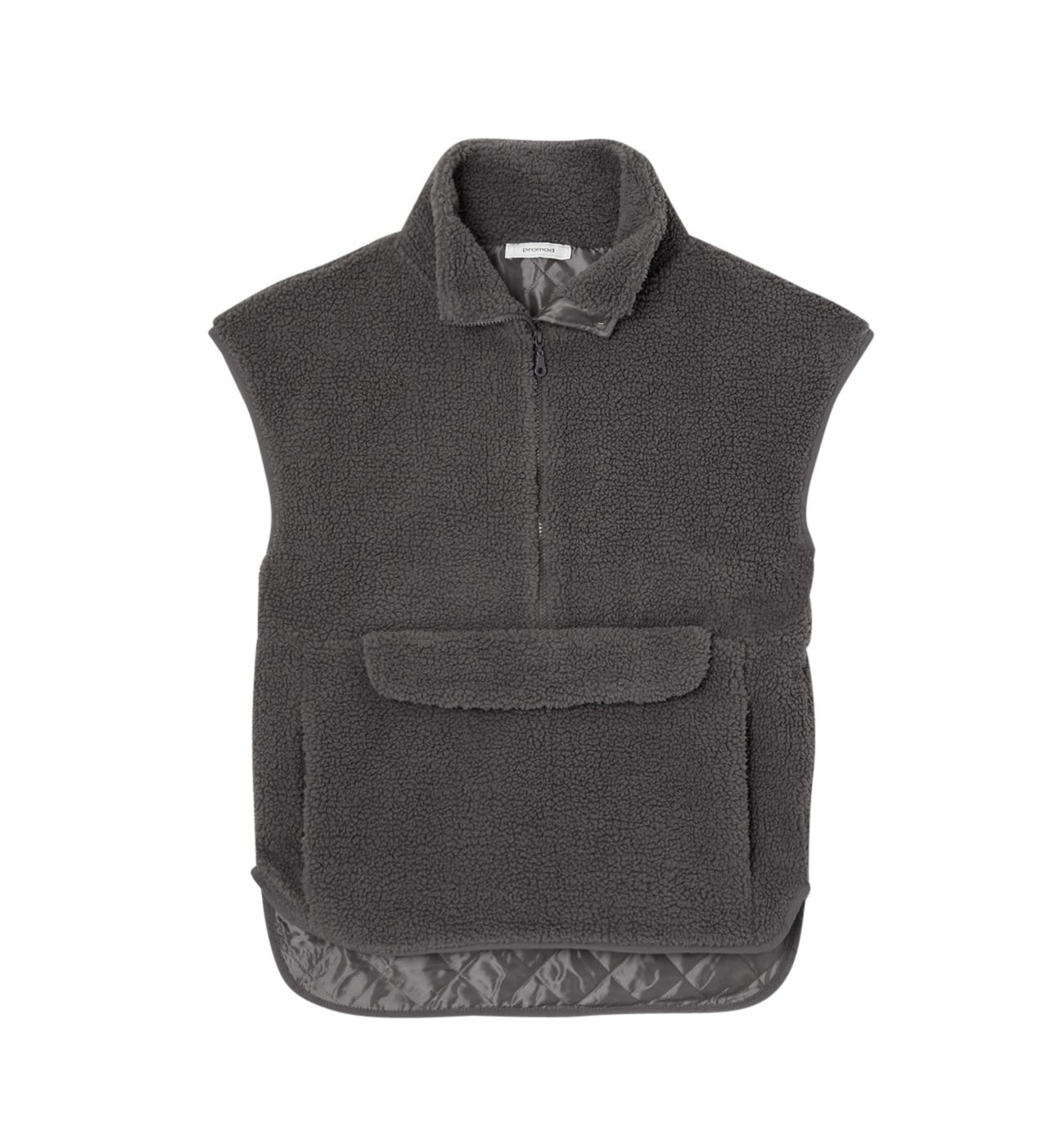 Long fleece sweatshirt