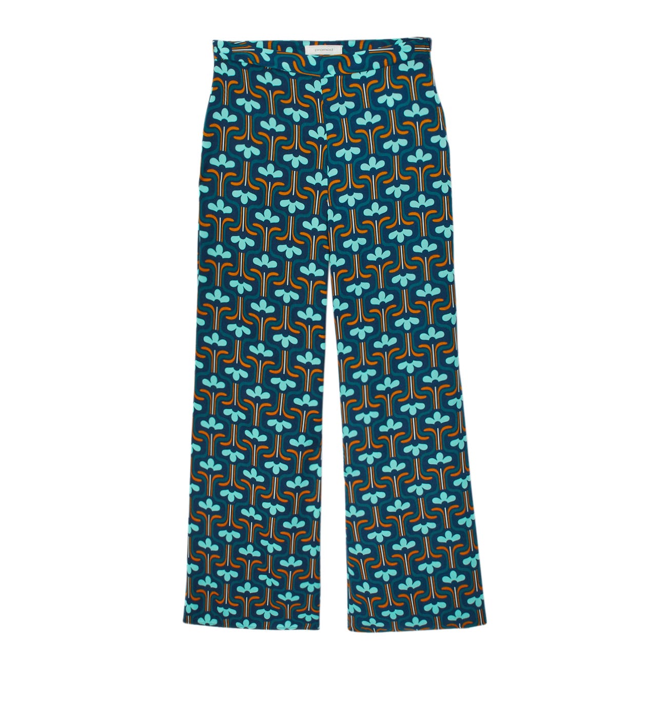 Pantaloni larghi effetto seta