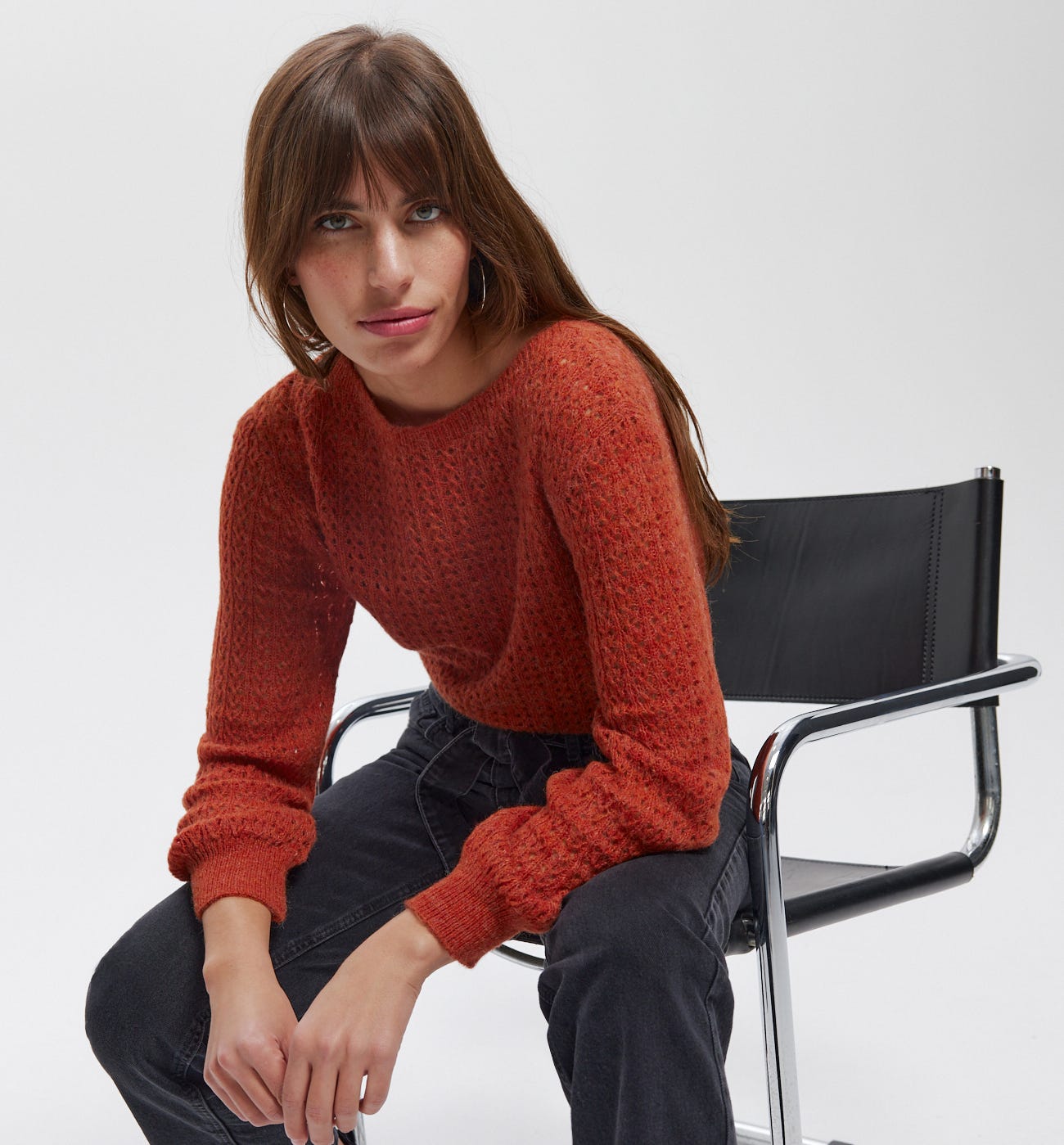 Pull ajouré Femme
