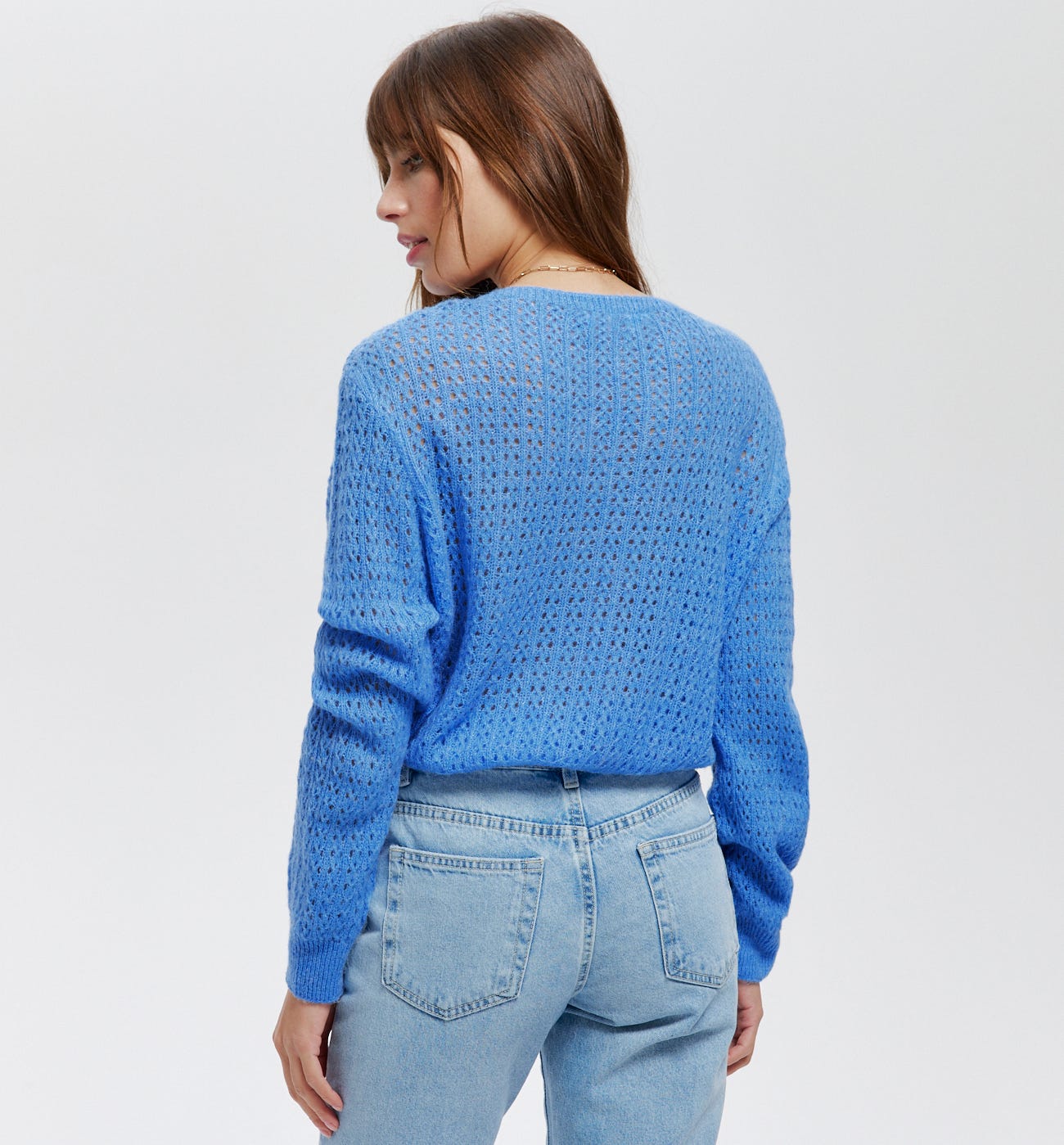 Openwork jumper