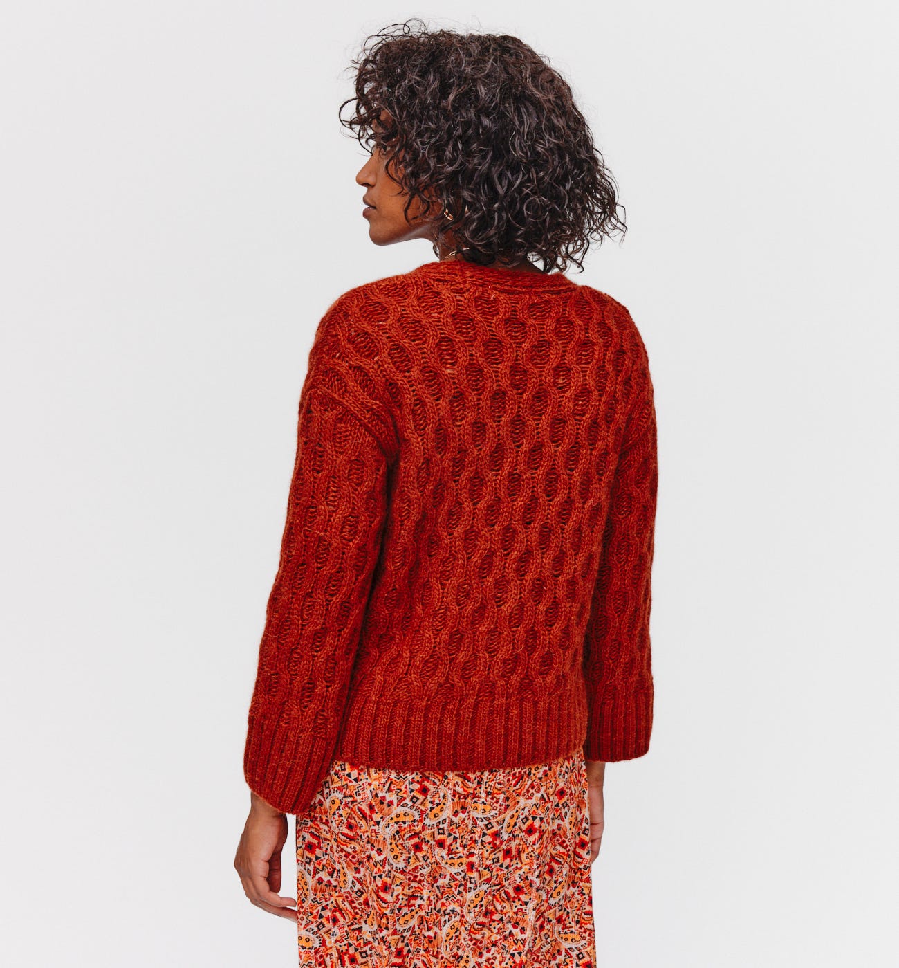 Cardigan torsadé Femme