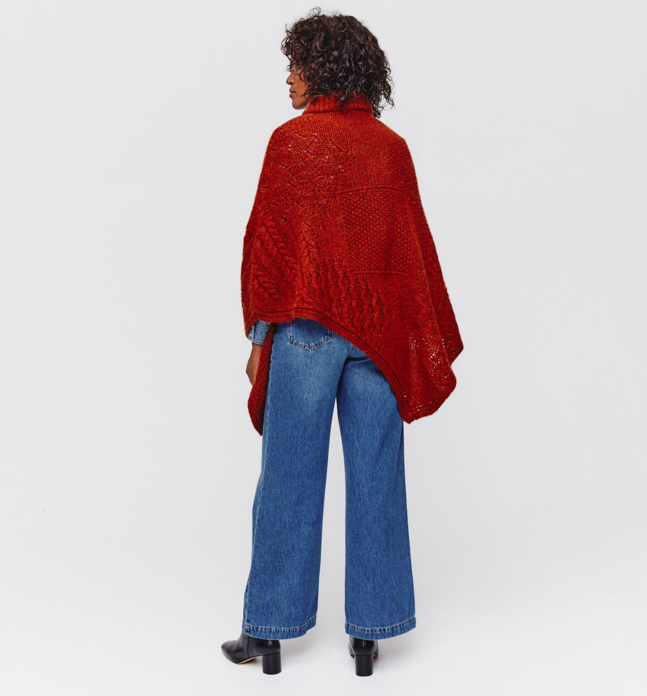 Cape en tricot Femme