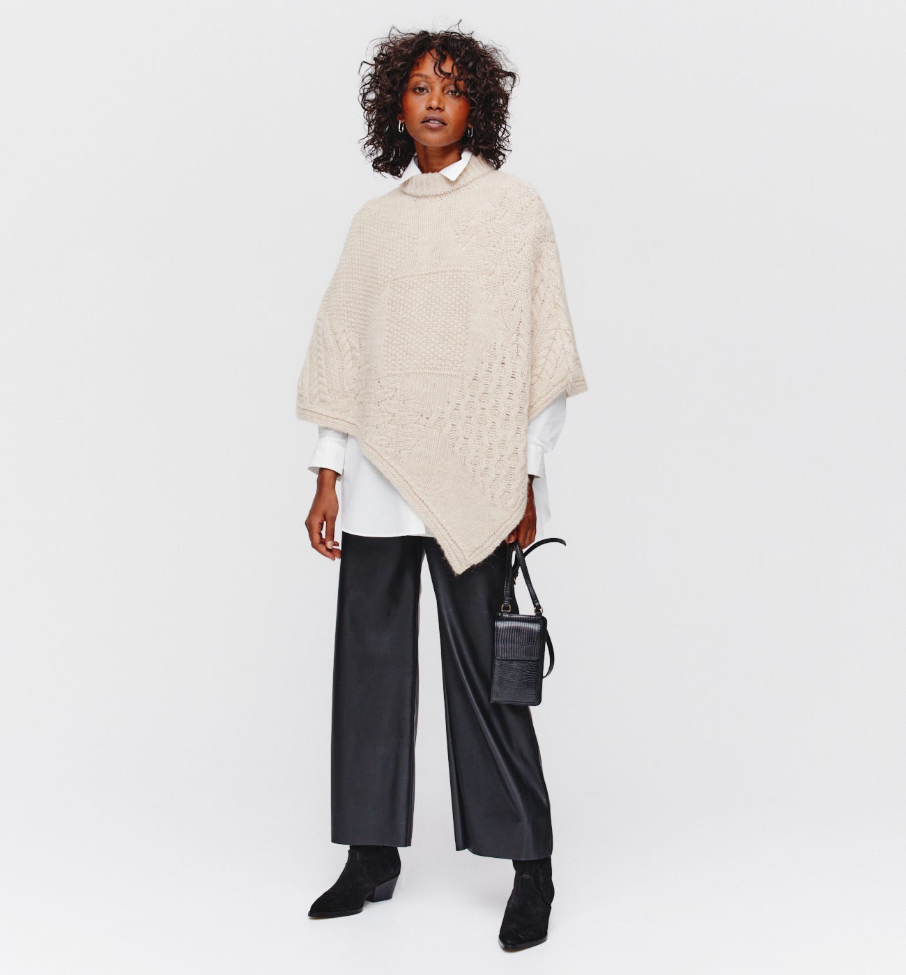 Cape en tricot Femme