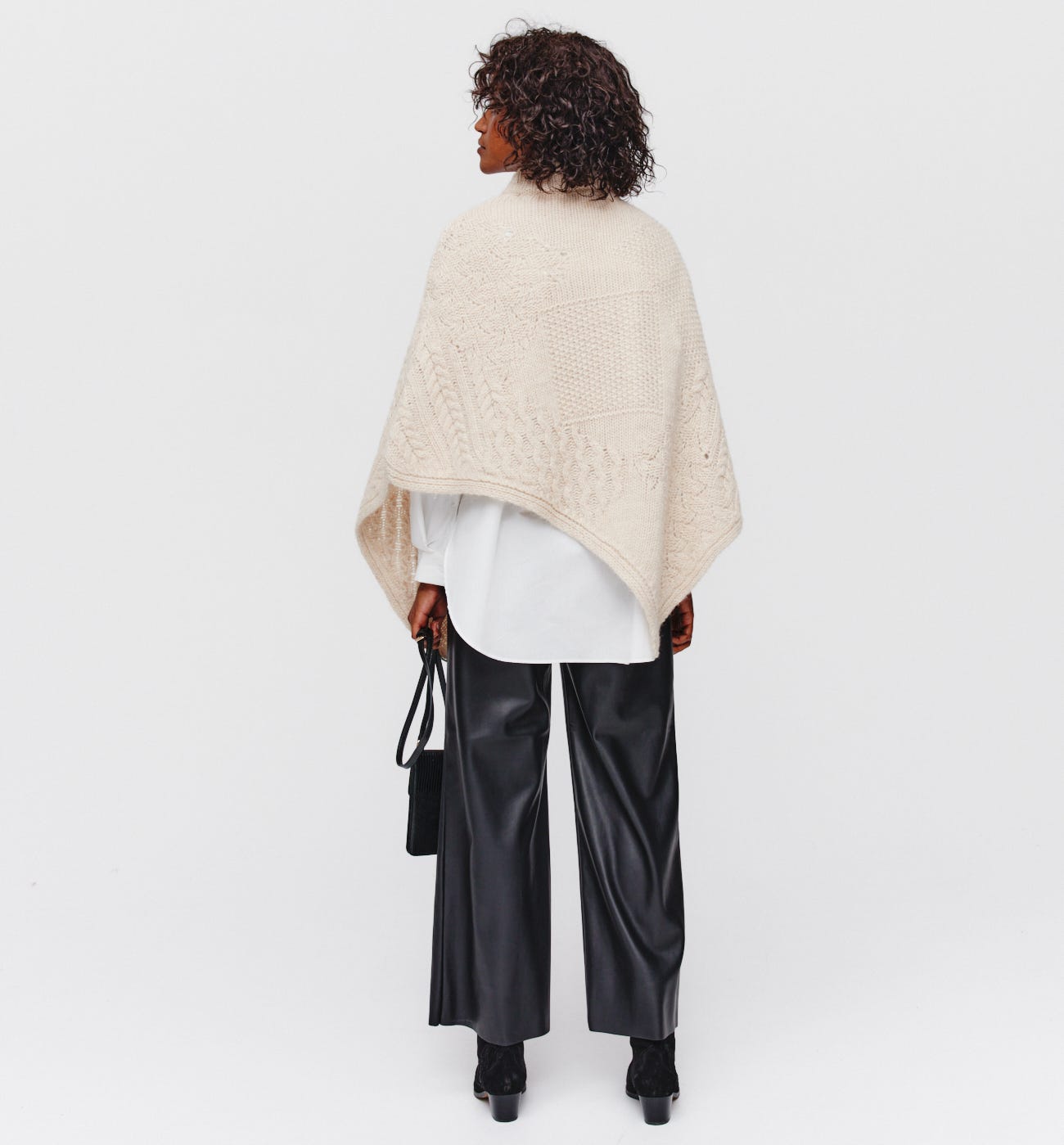 Cape en tricot Femme
