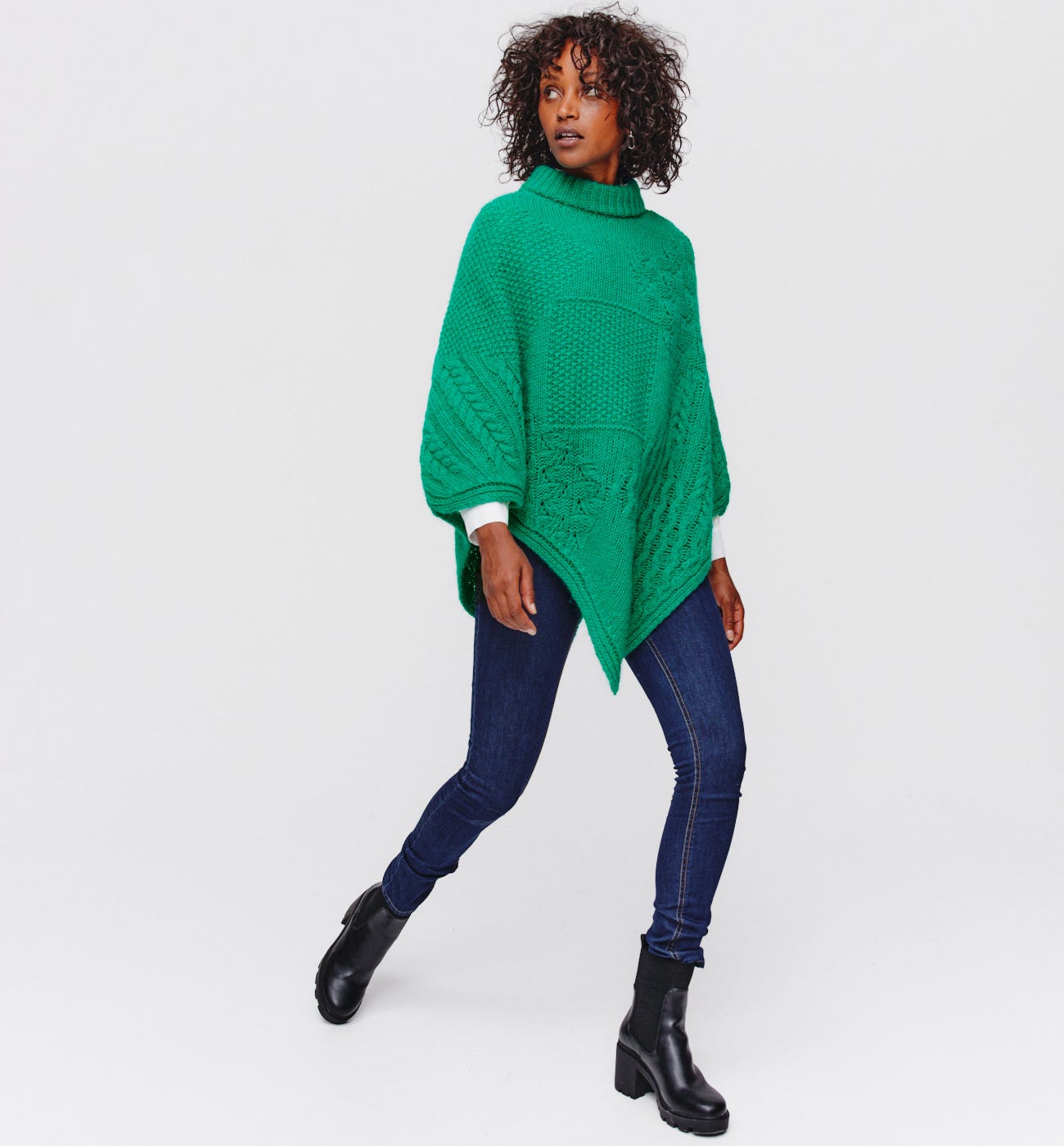 Cape en tricot Femme