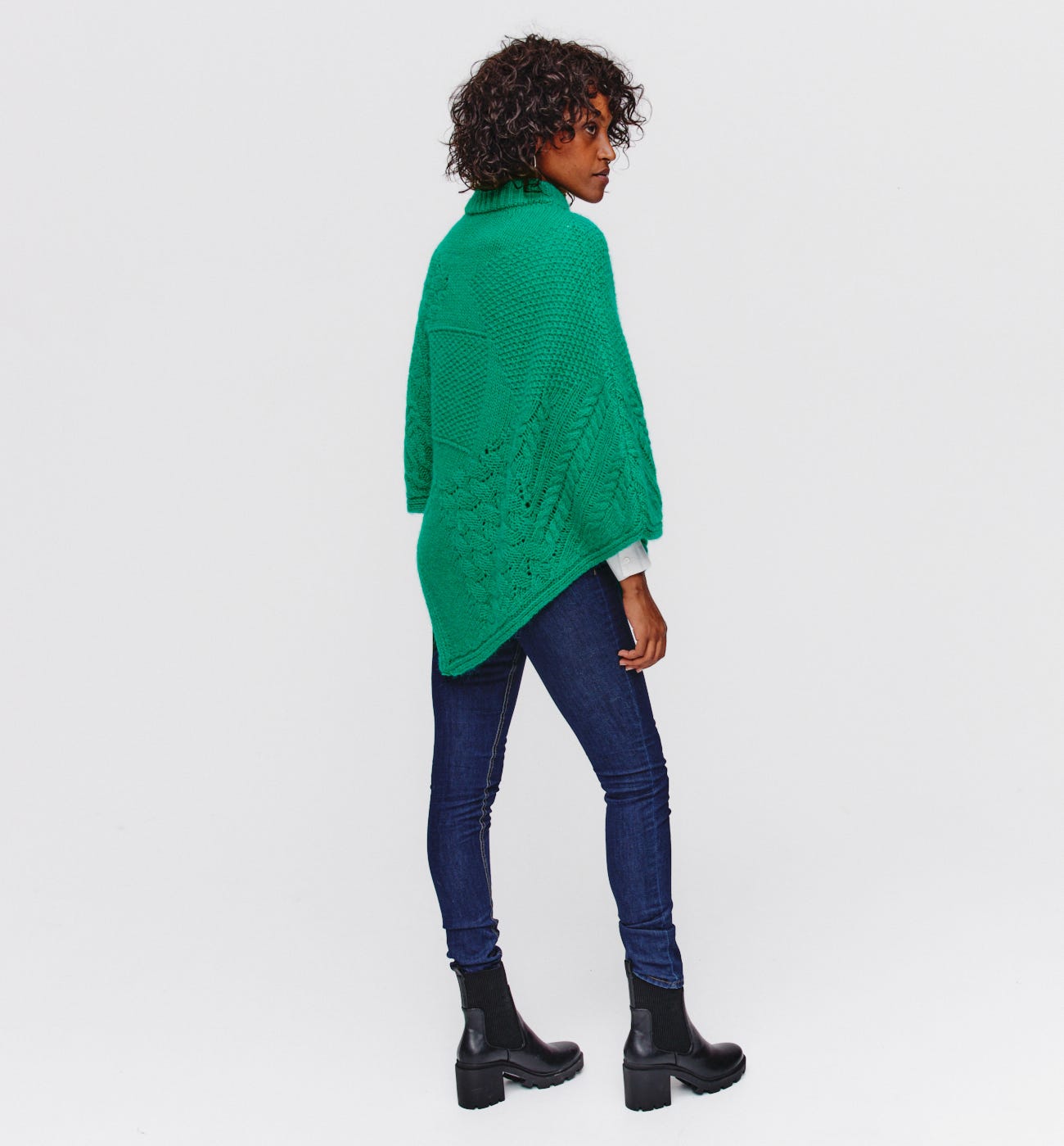 Cape en tricot Femme