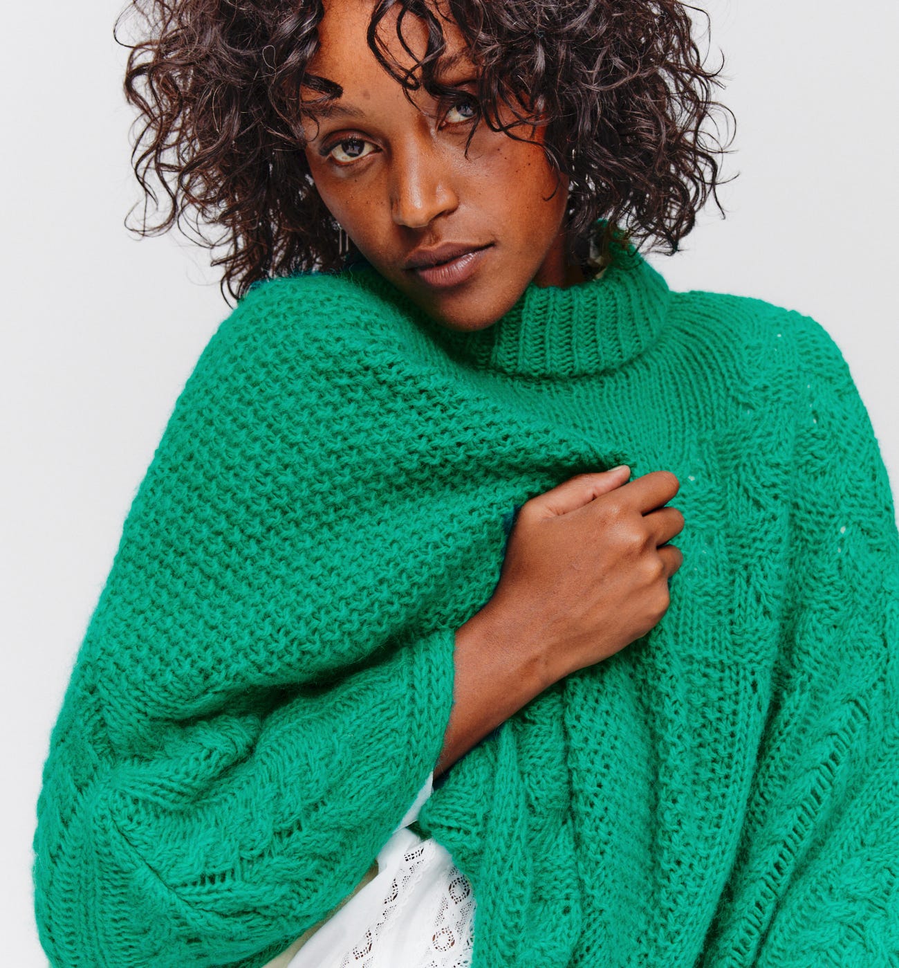 Cape en tricot Femme