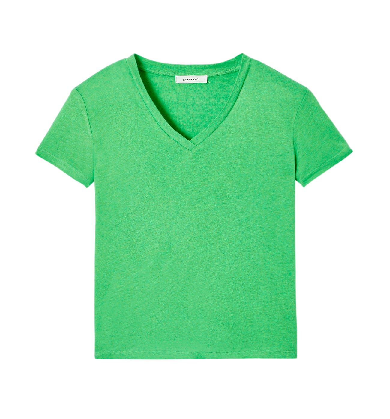 Linen blend top