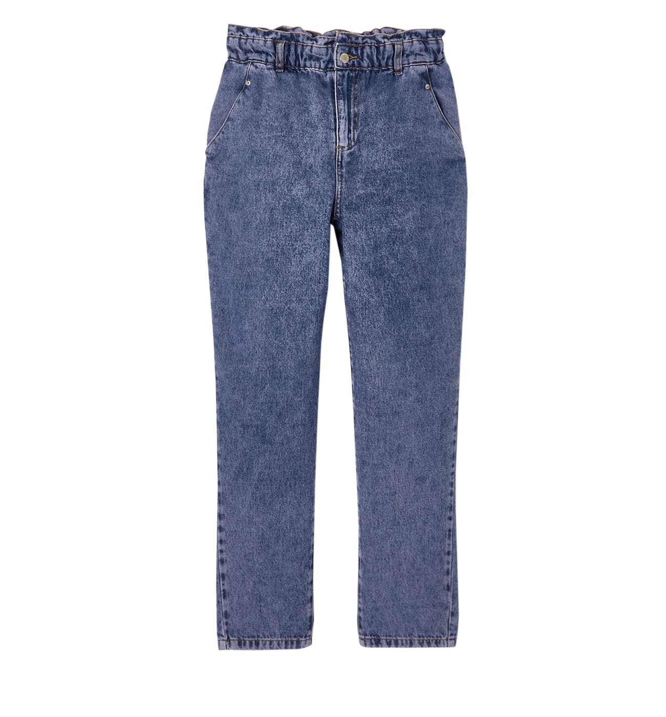 Jean balloon surteint Femme