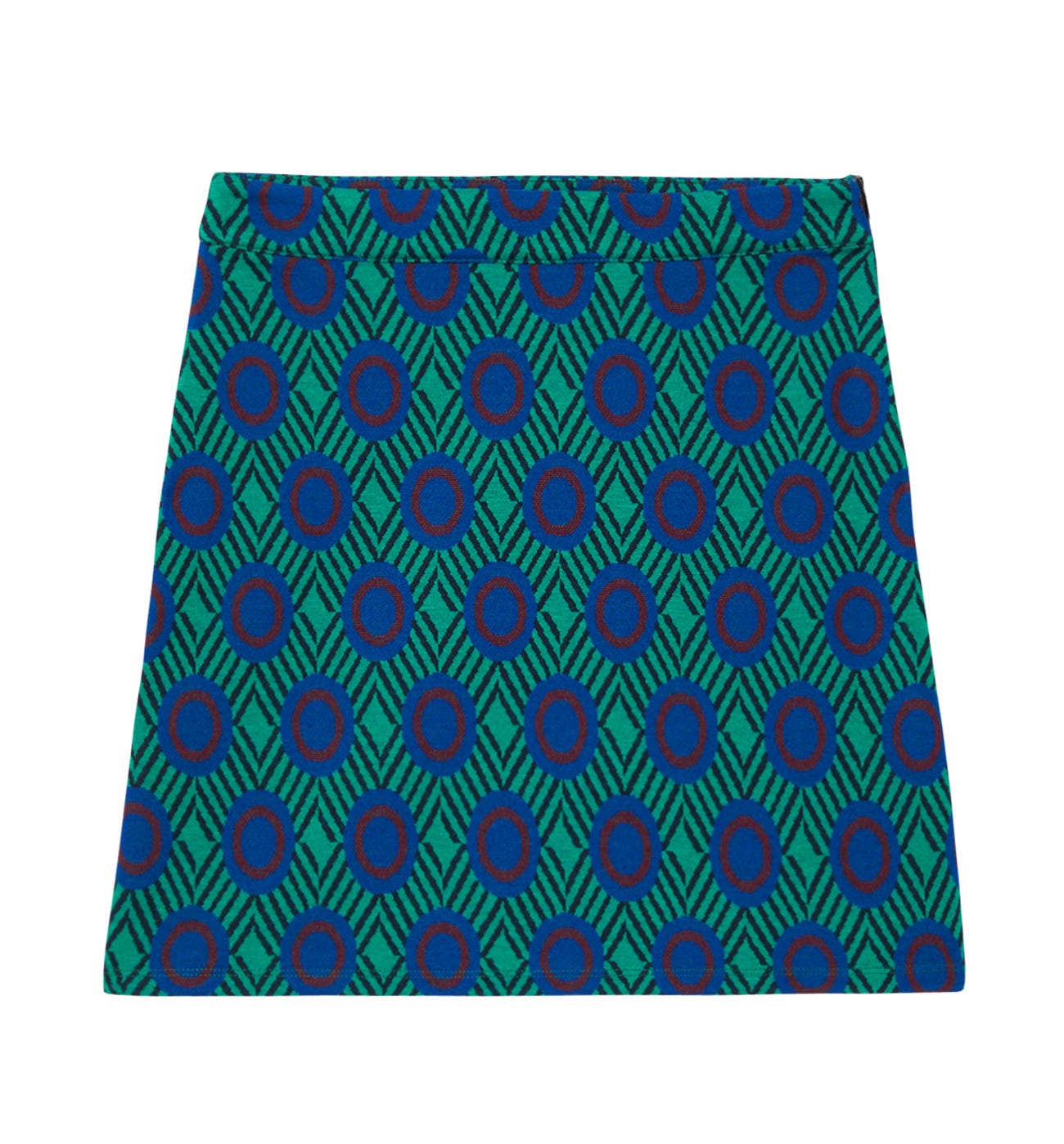 Falda corta estampada