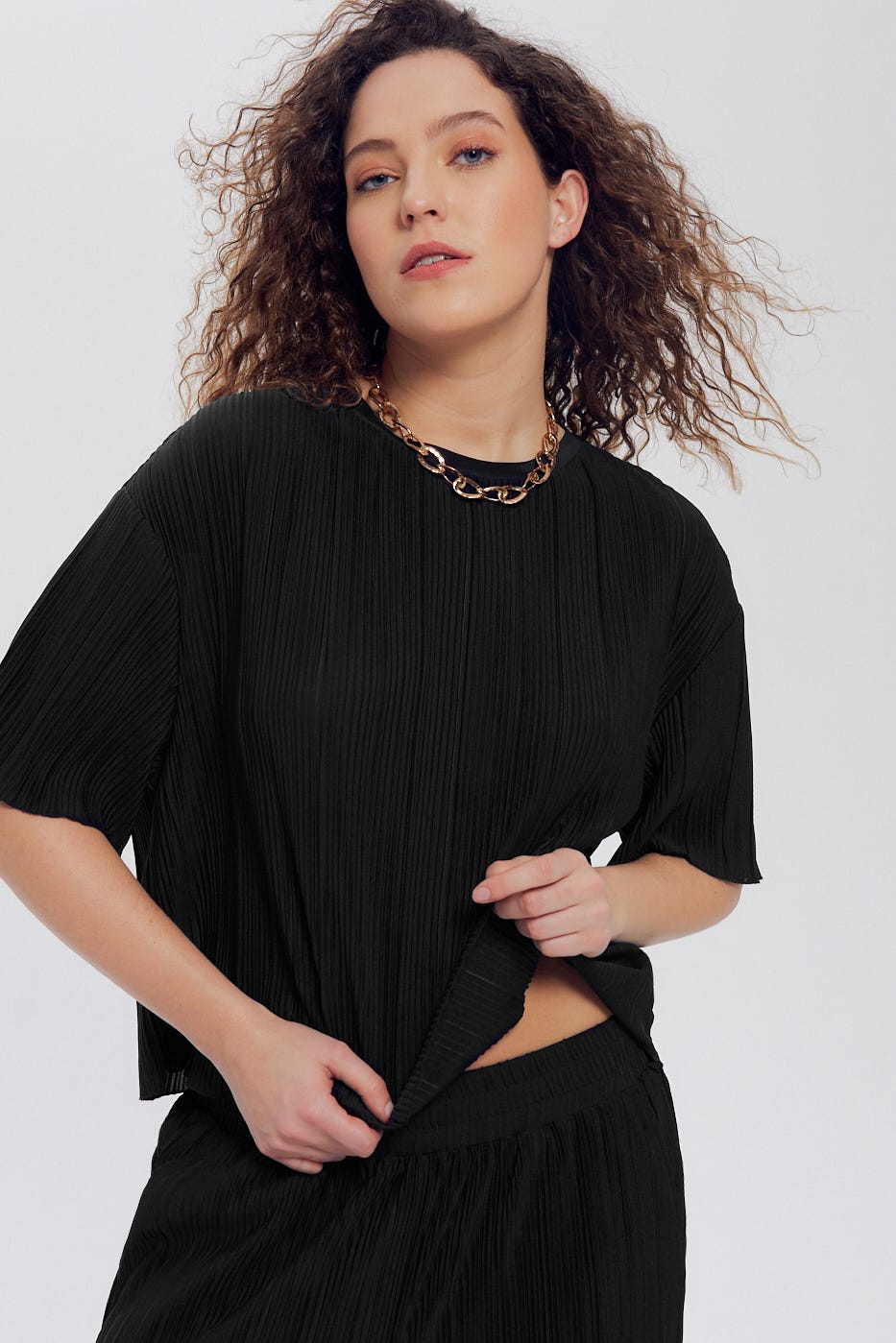 Plisowana koszulka