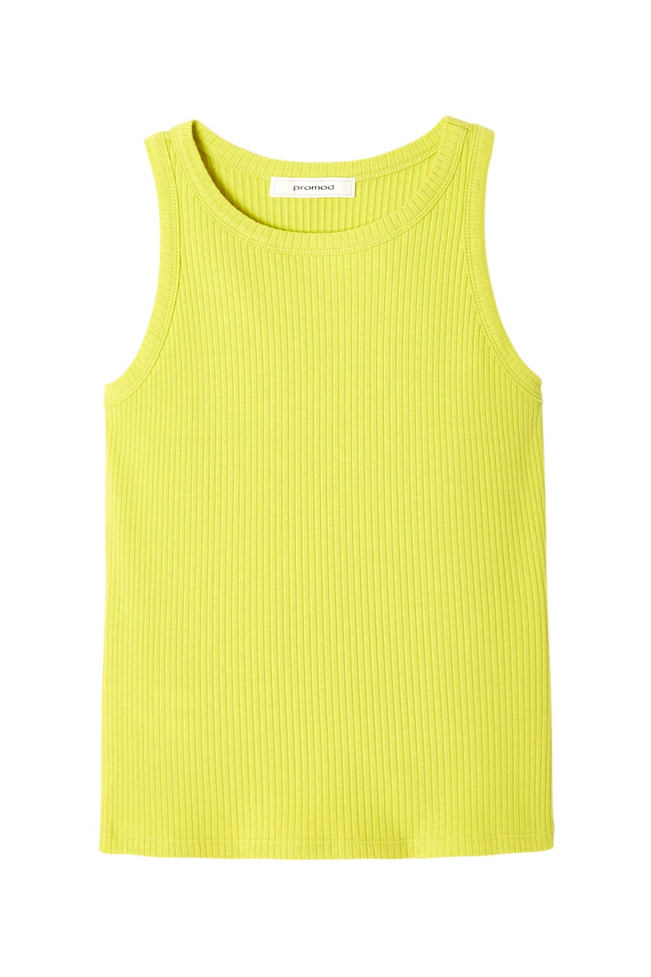 Ribbed sleeveless top