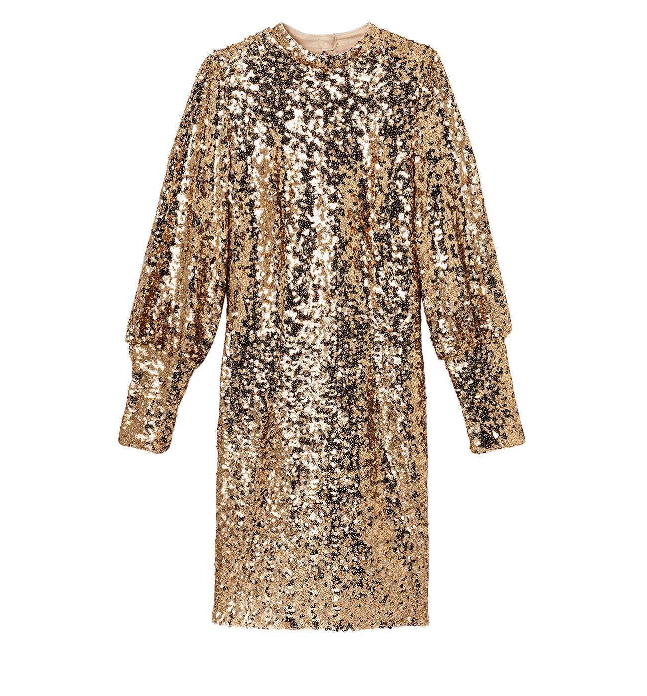 Robe courte à paillettes Femme