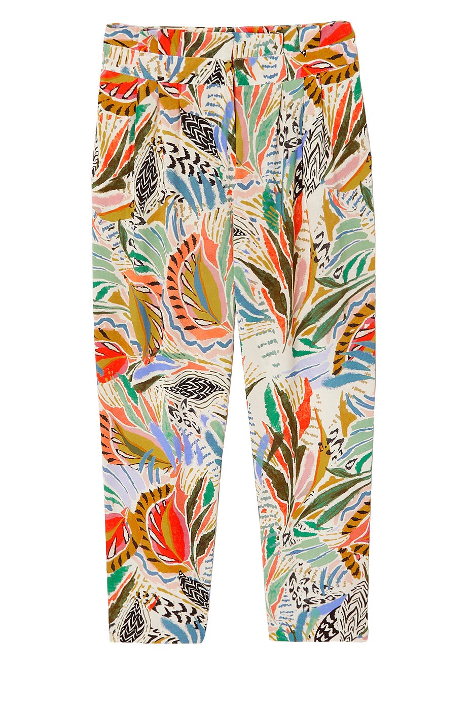 Pantalon carrot imprimé Femme