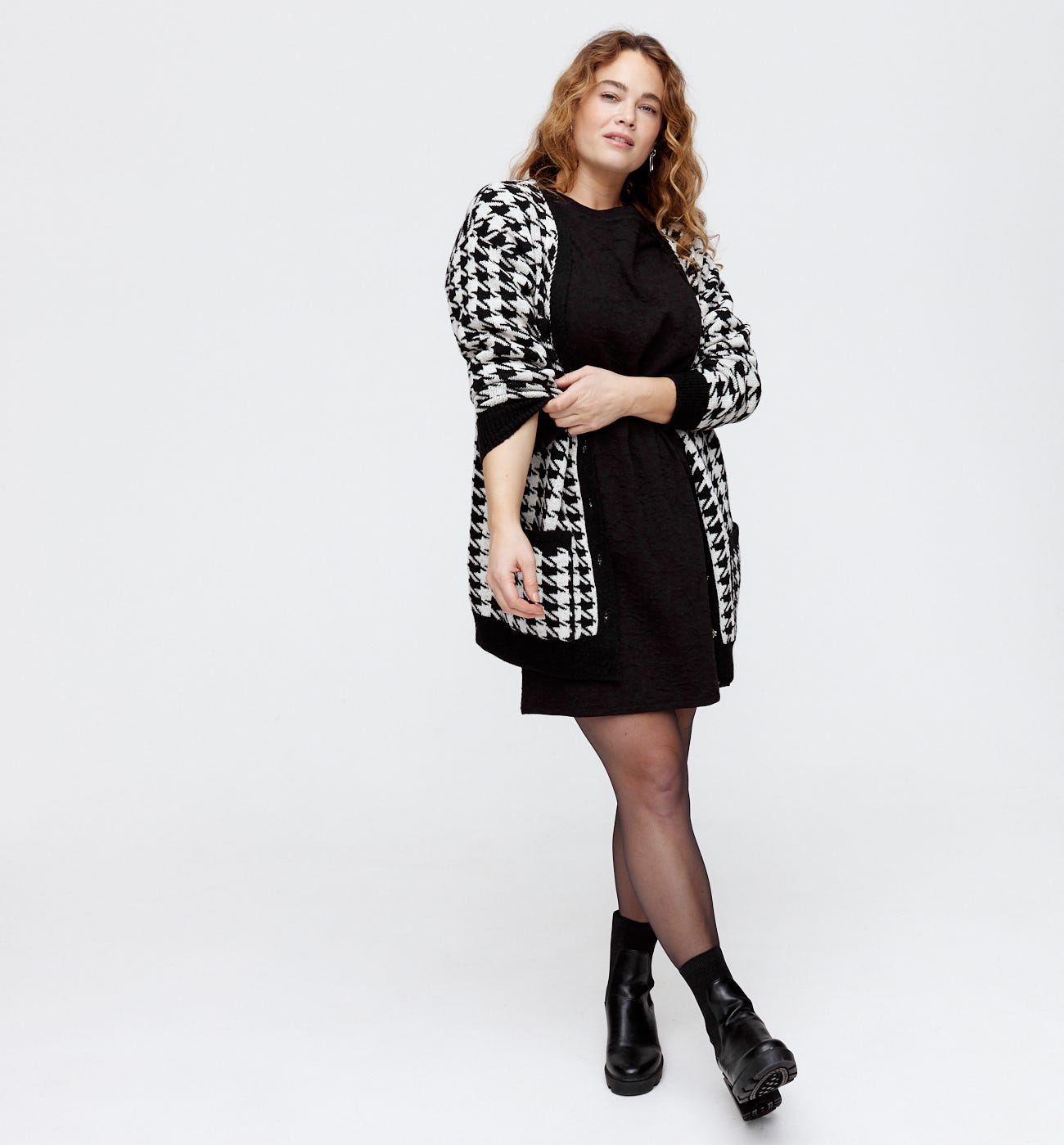 Vestido corto liso