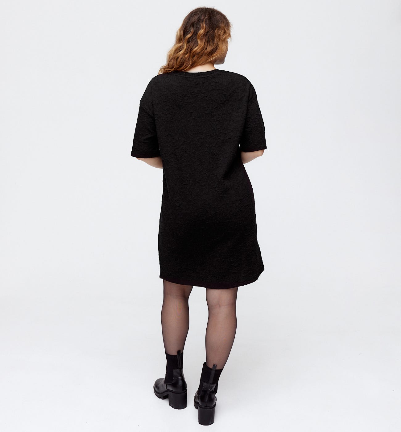 Vestido corto liso