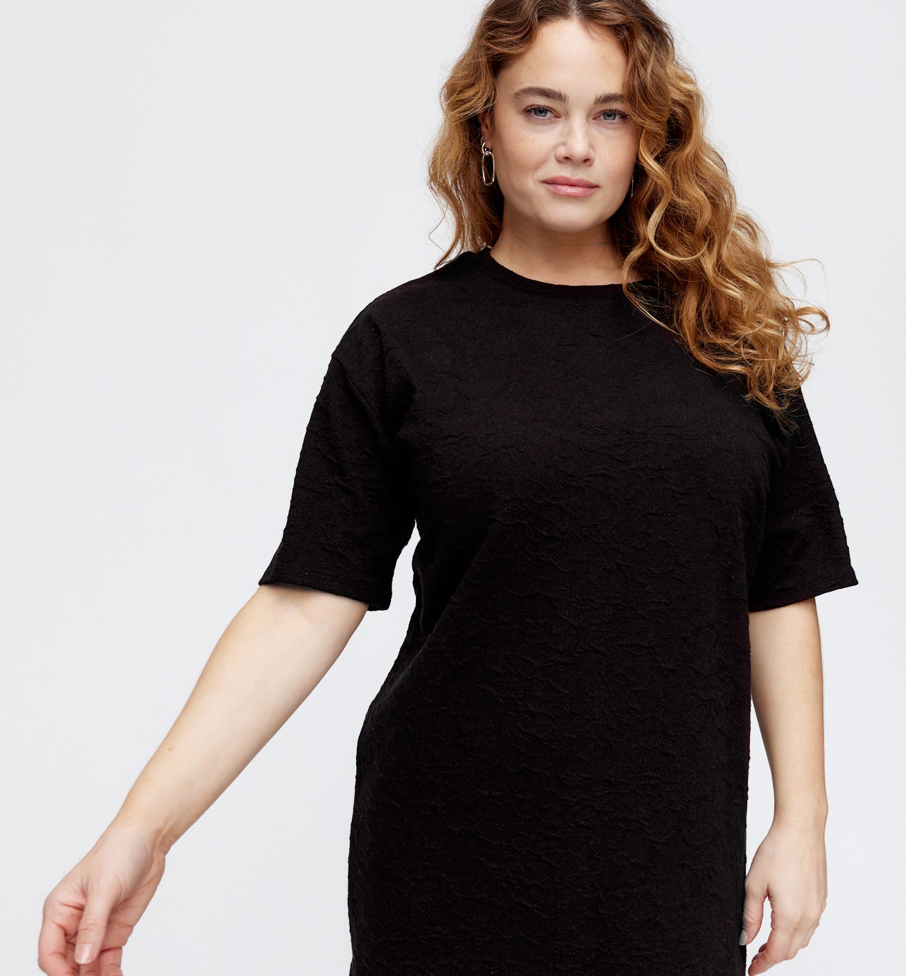 Vestido corto liso