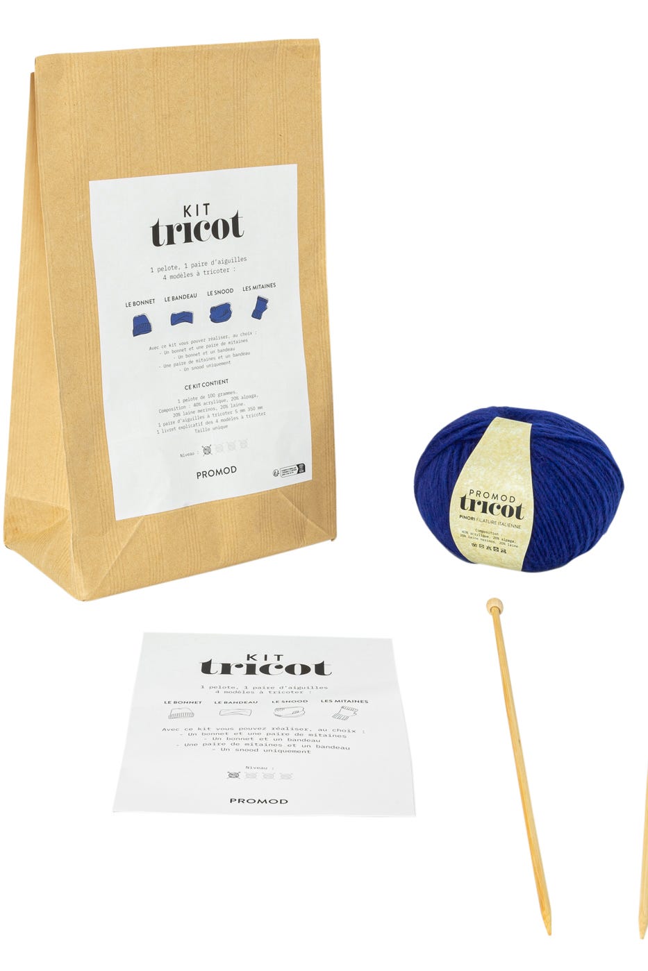 Promo knitting kit