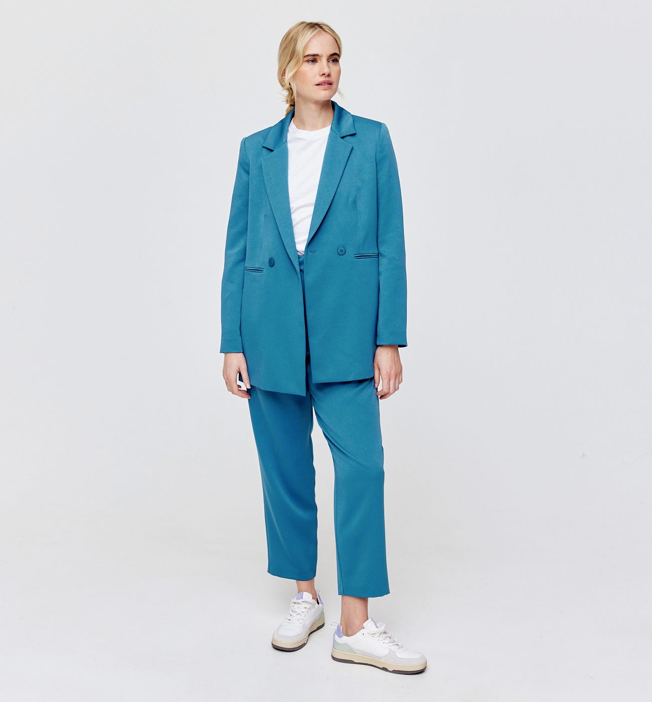 Blazer uni Femme