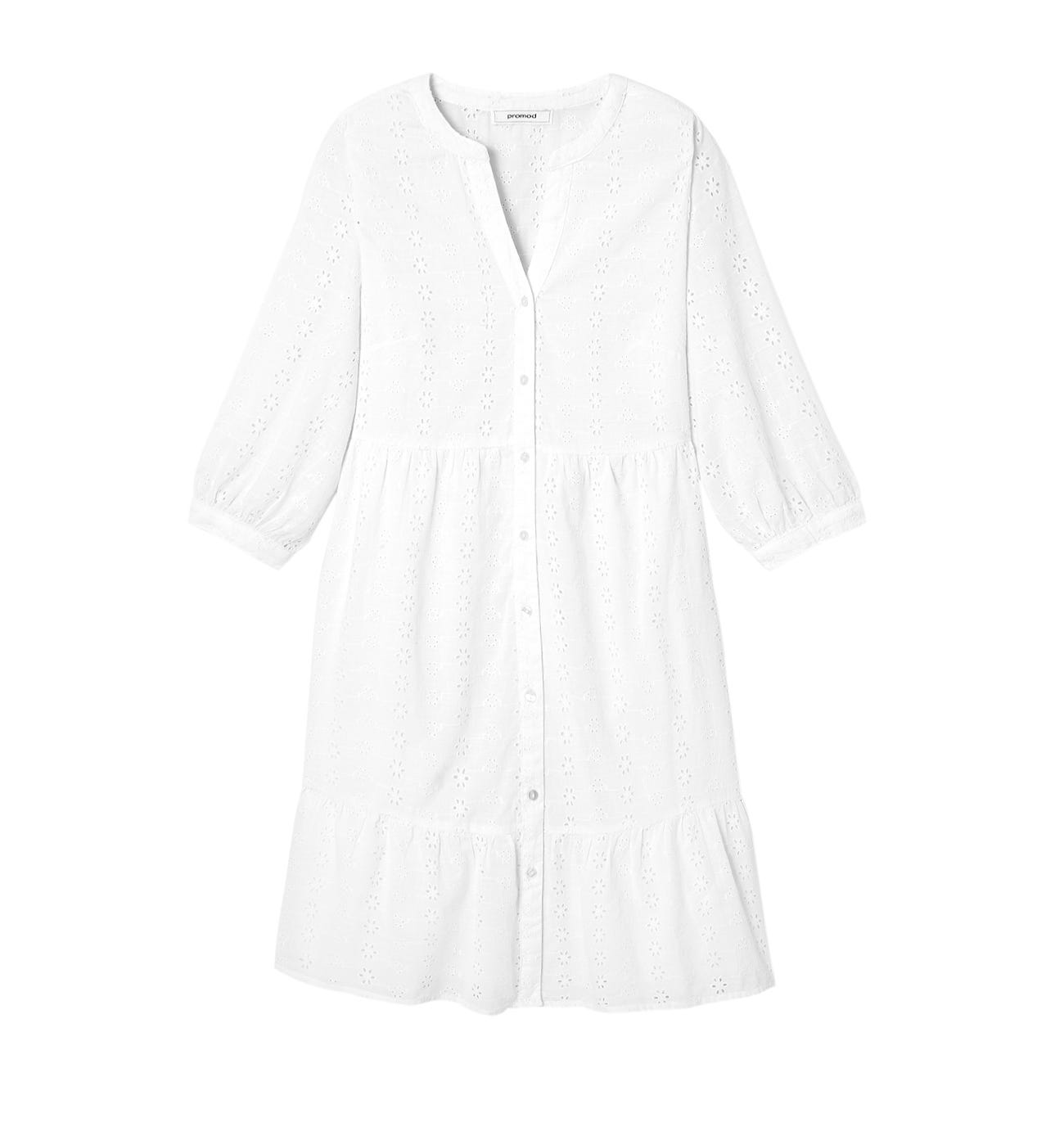 Vestido bordado inglés