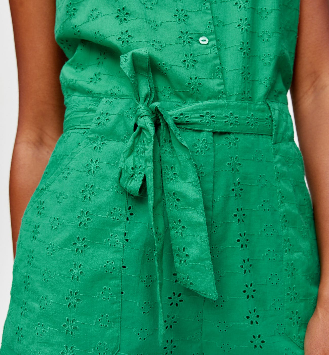 Broderie anglaise playsuit