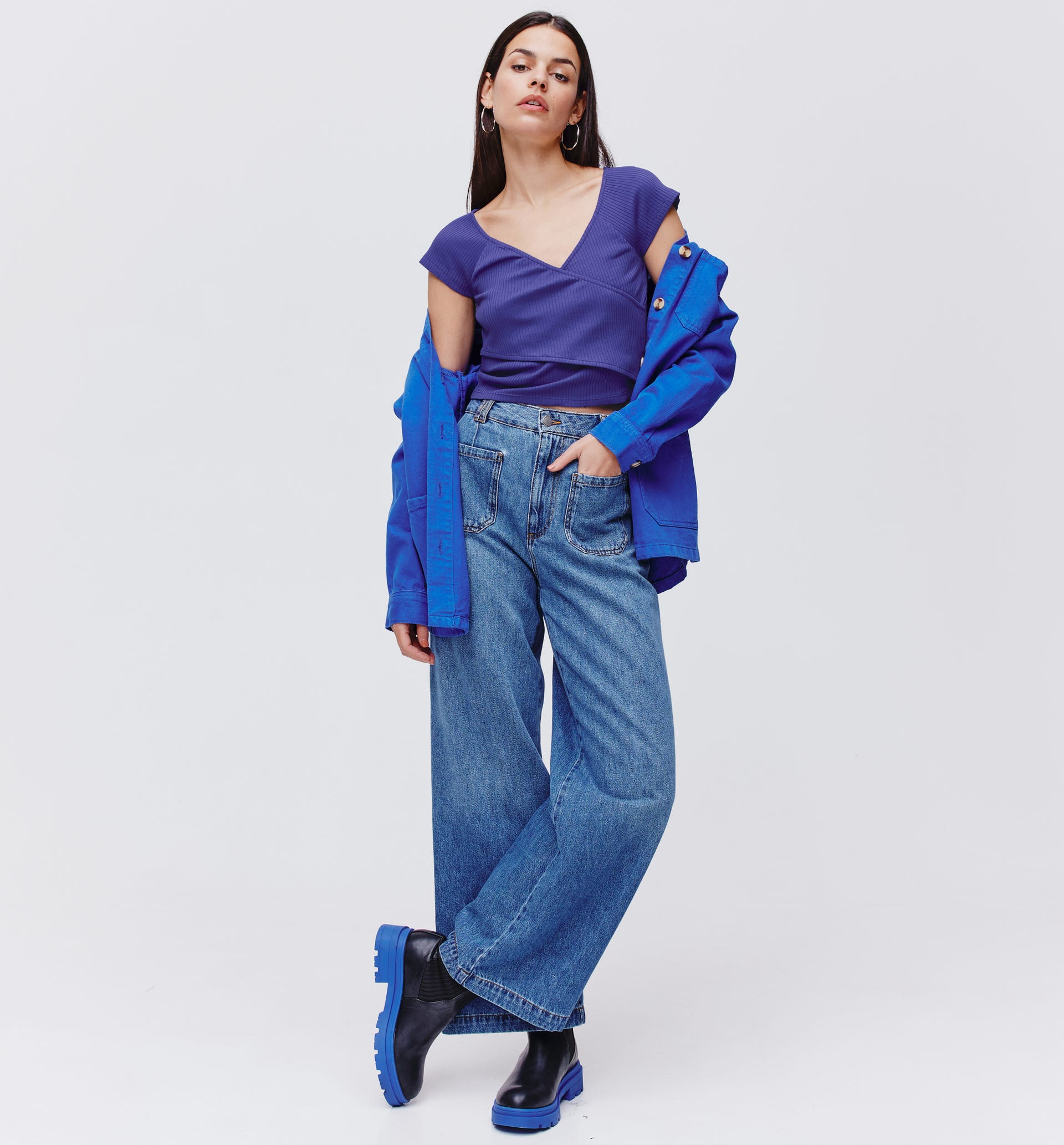 T-shirt cropped uni