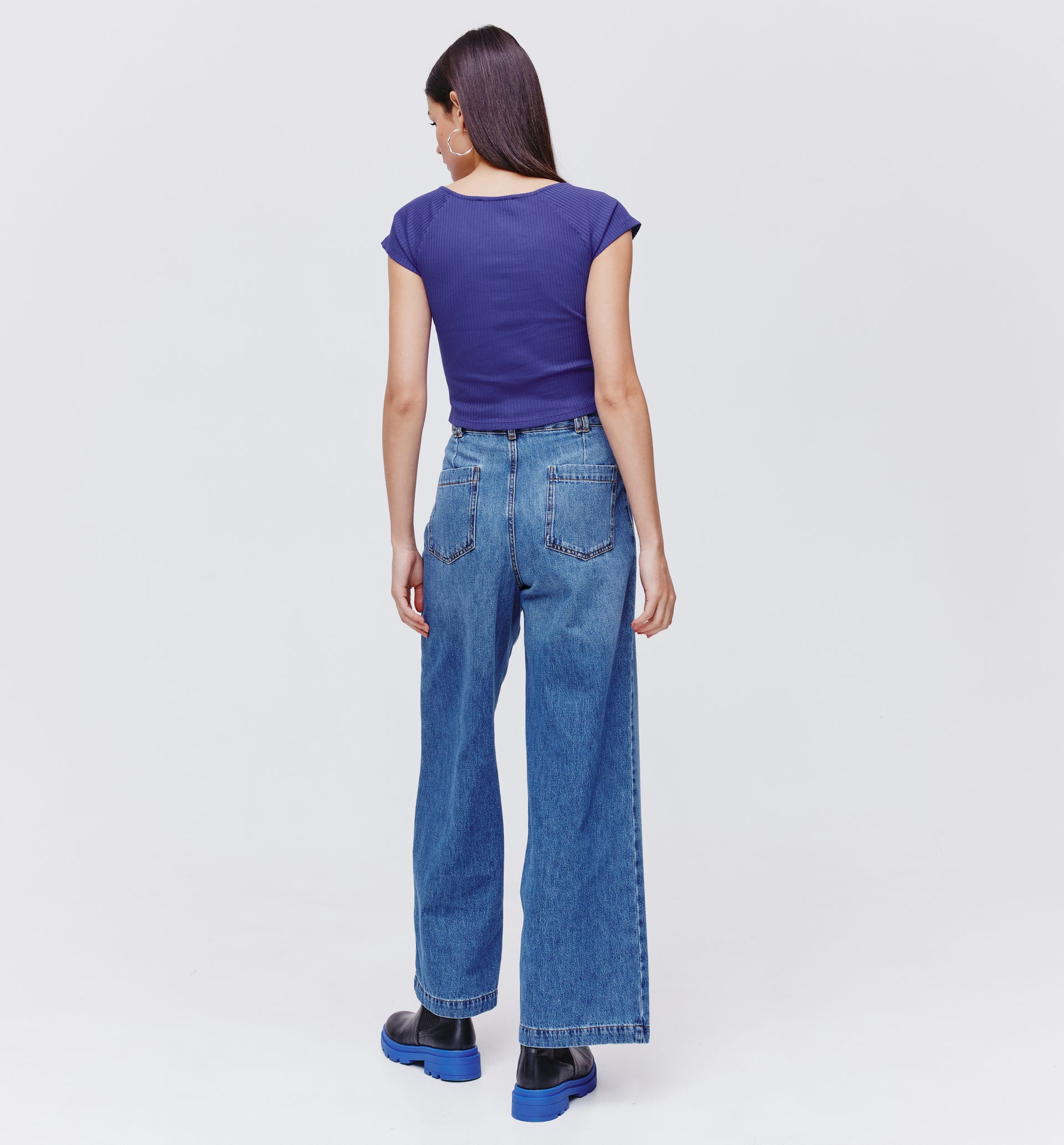 T-shirt cropped uni