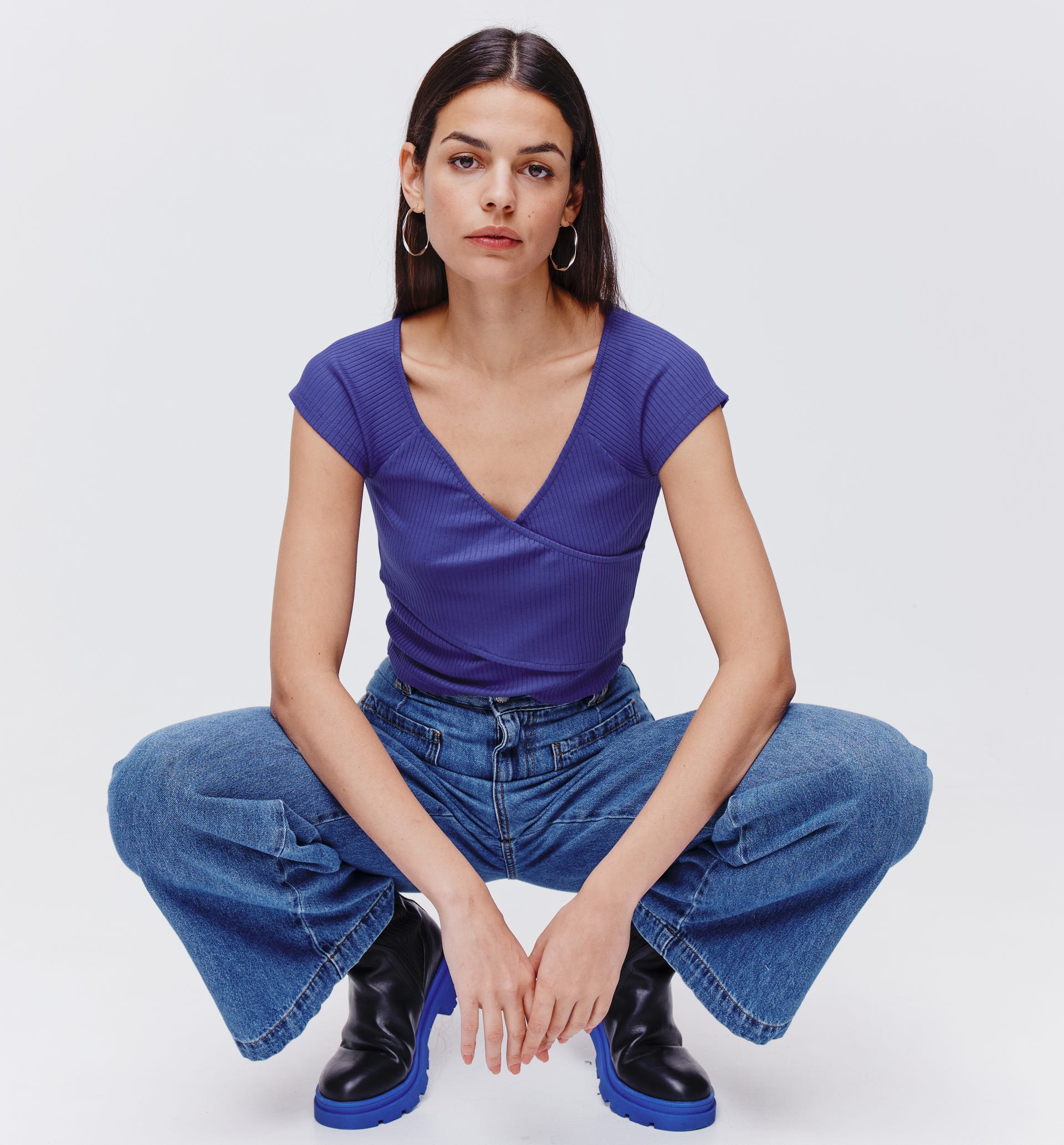 T-shirt cropped uni