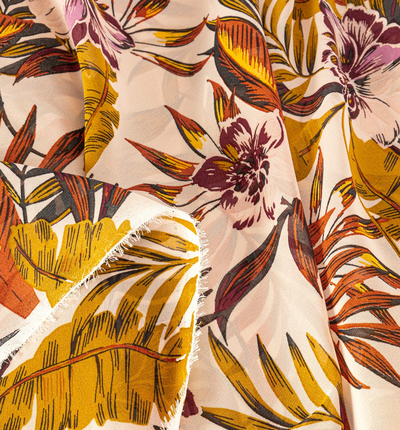 Zuschnitt aus Polyester-Voile