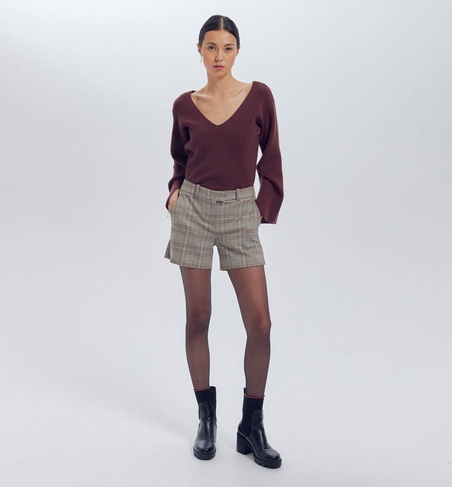 Coupon 3m viscose à carreaux