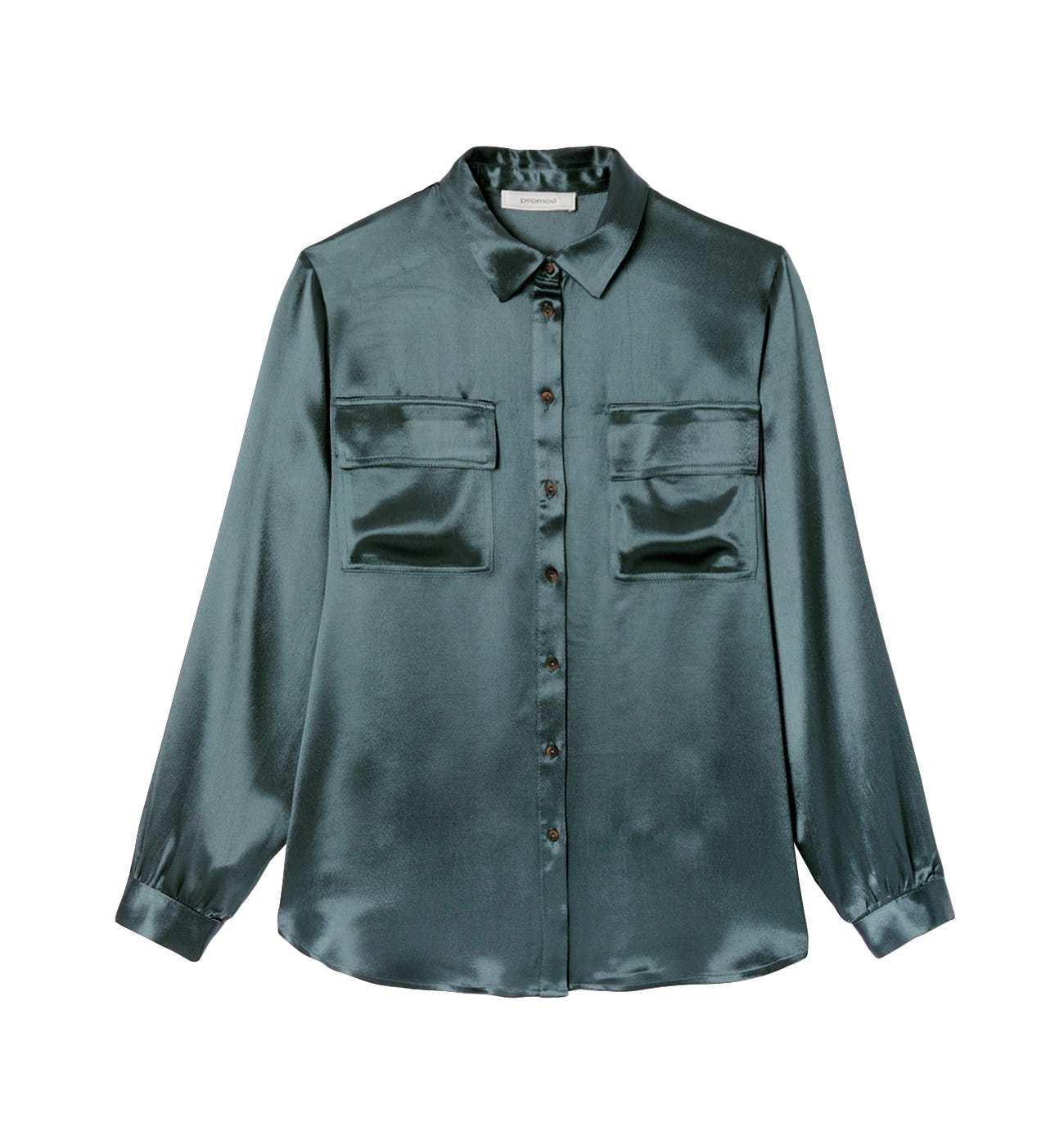 Chemise oversize en satin