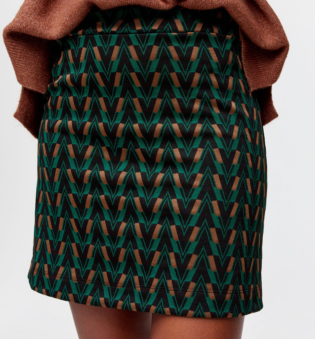 Mini-jupe en maille milano