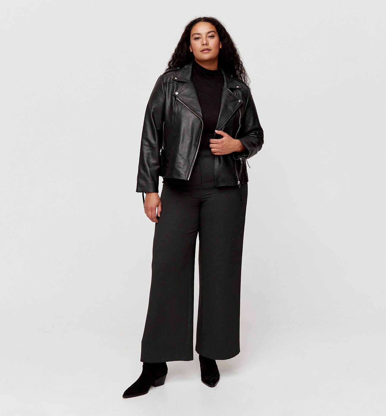 Pantalon large à paillettes