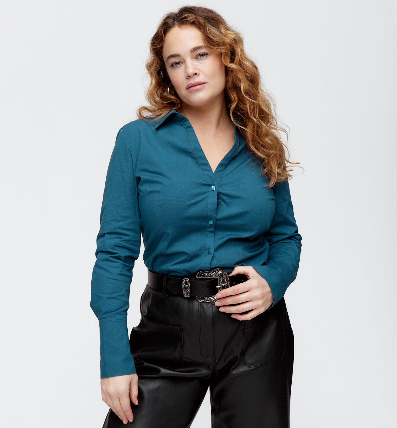 Camicia tinta unita