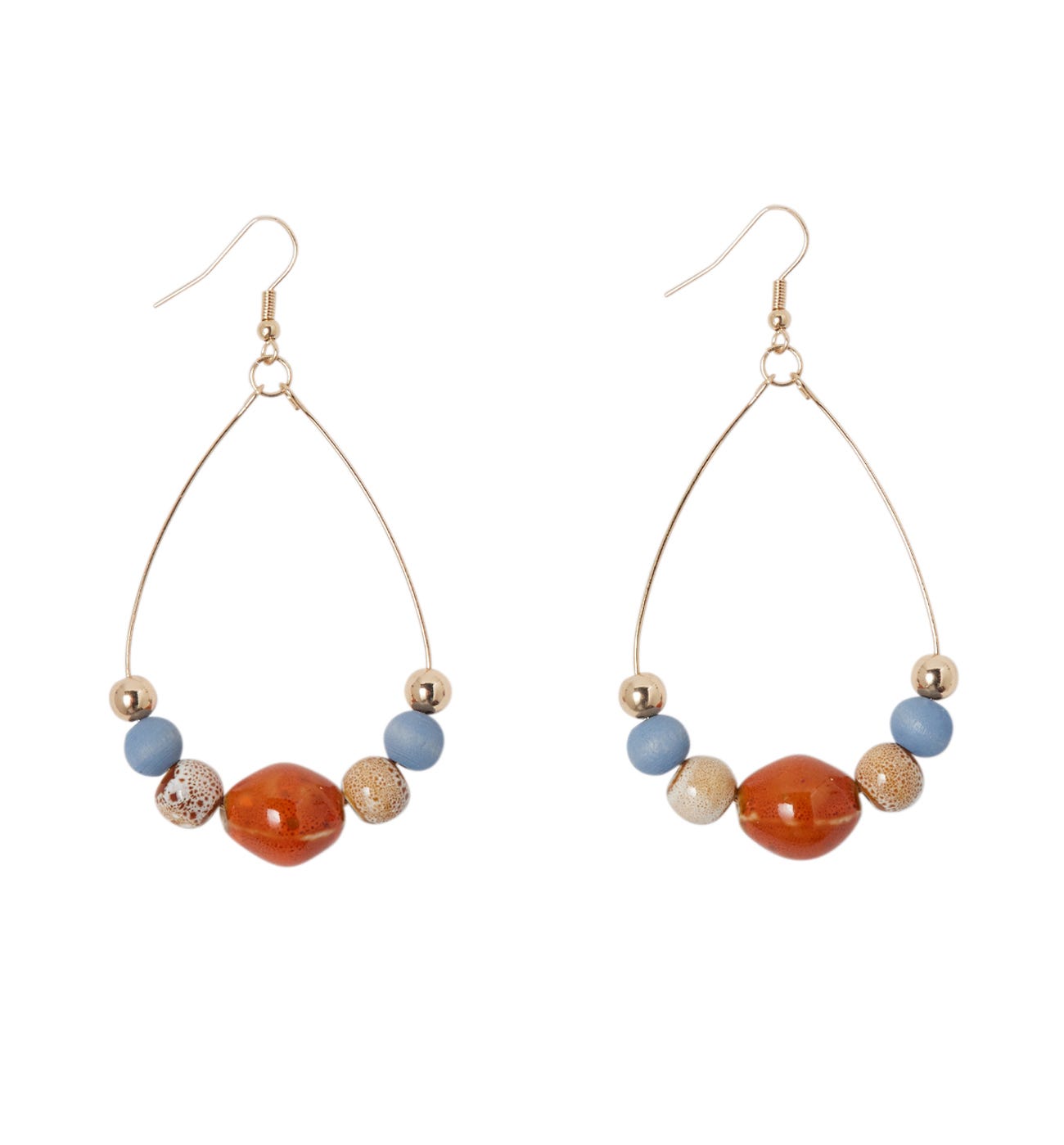 Boucles d'oreilles perlées