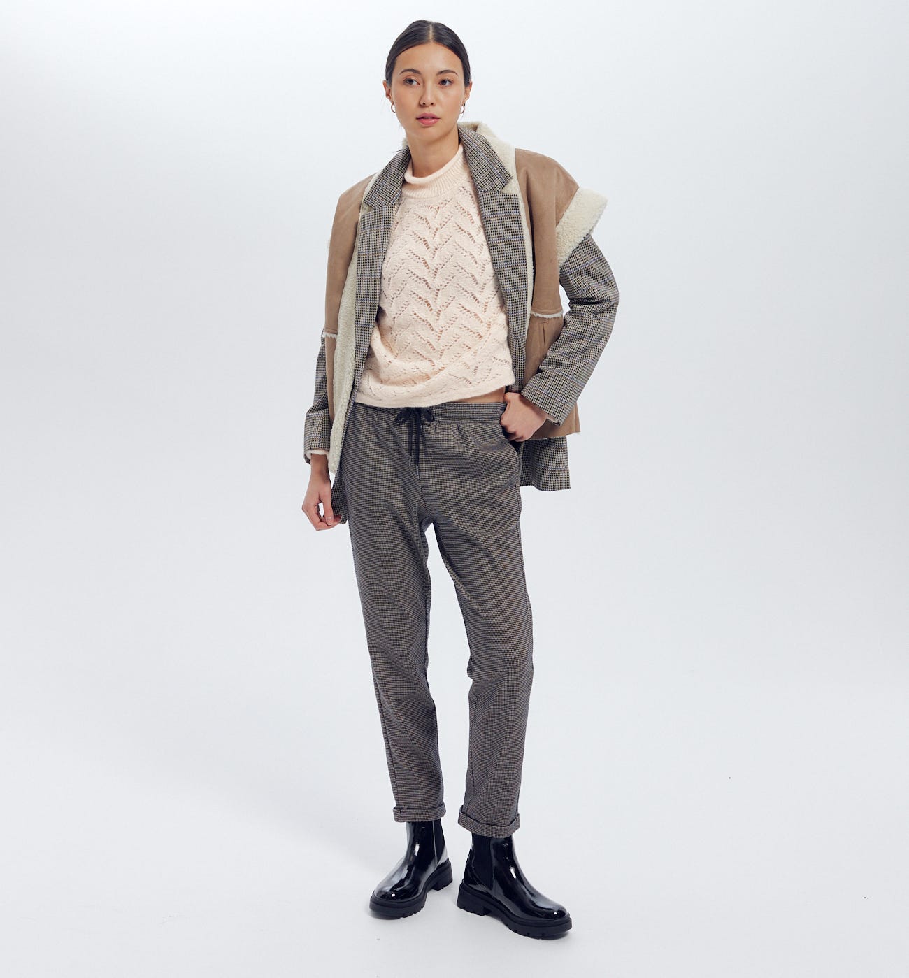 Openwork jumper