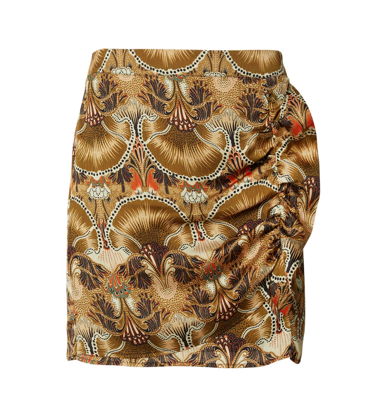Falda corta estampada