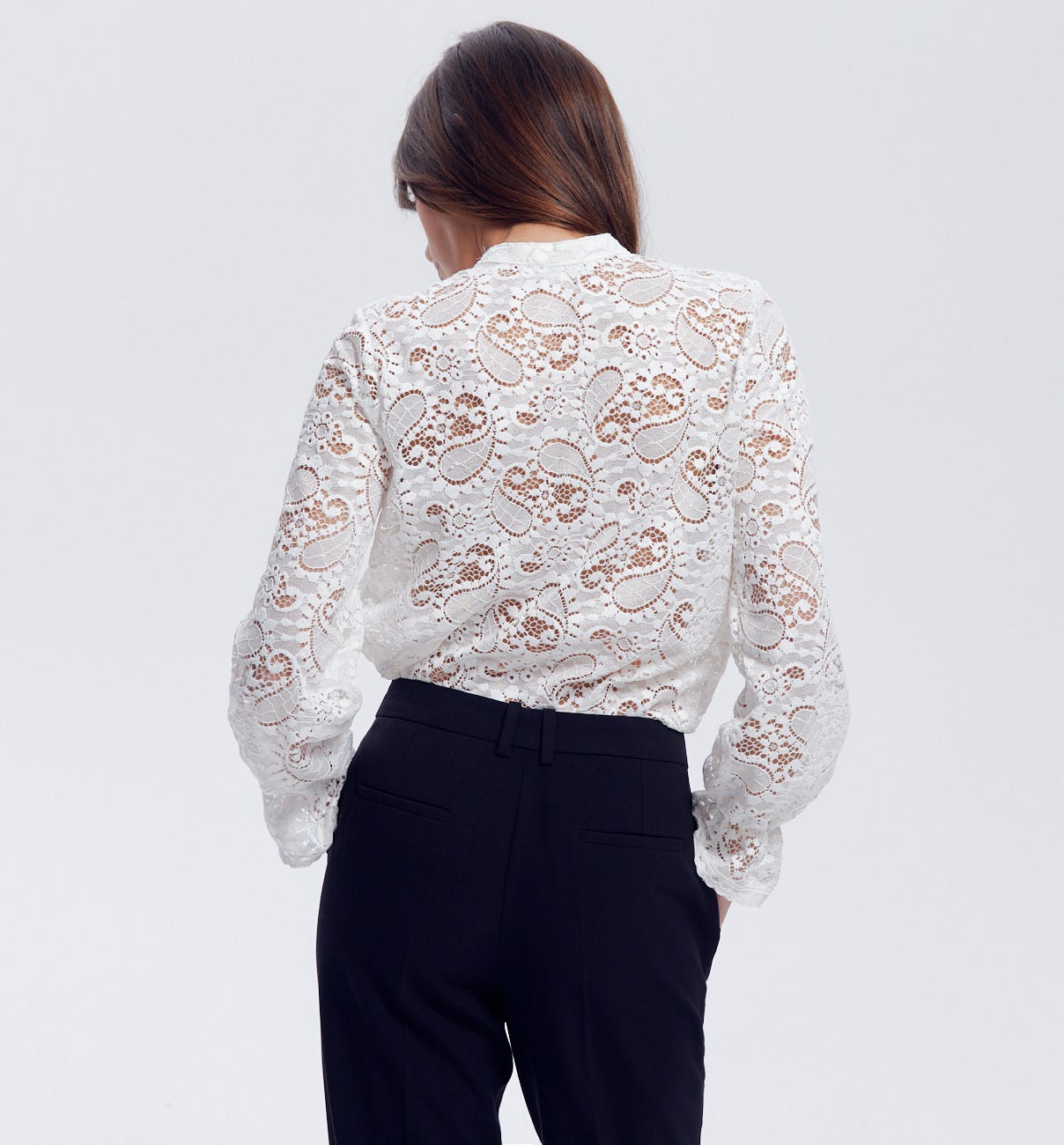 Lace shirt Ecru