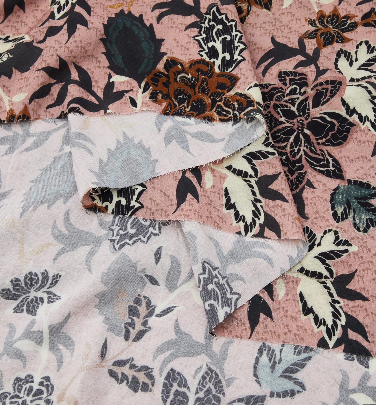 Viscose fabric cut