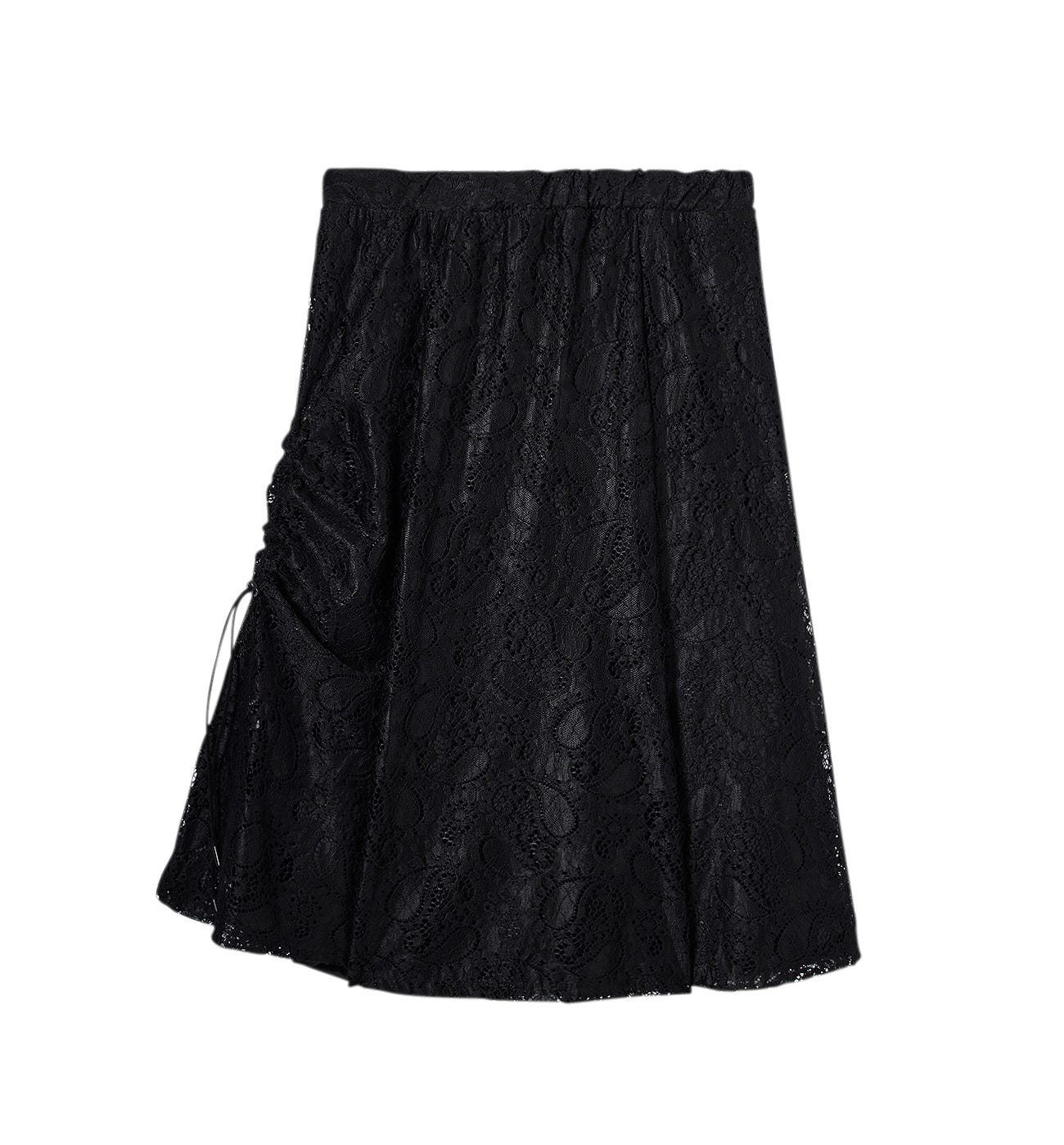 Lace-up Sheath Mid-length Skirt main image 0
