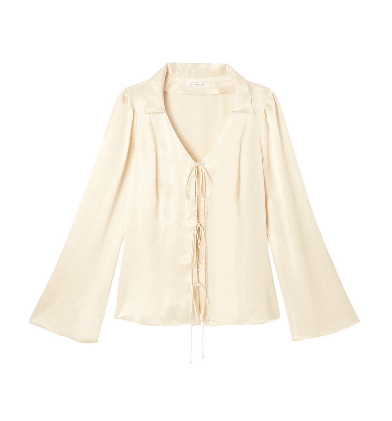 Blusa satén lisa