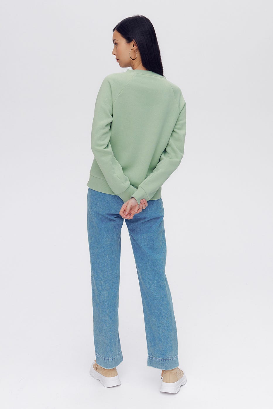 Sweat-shirt à manches raglan