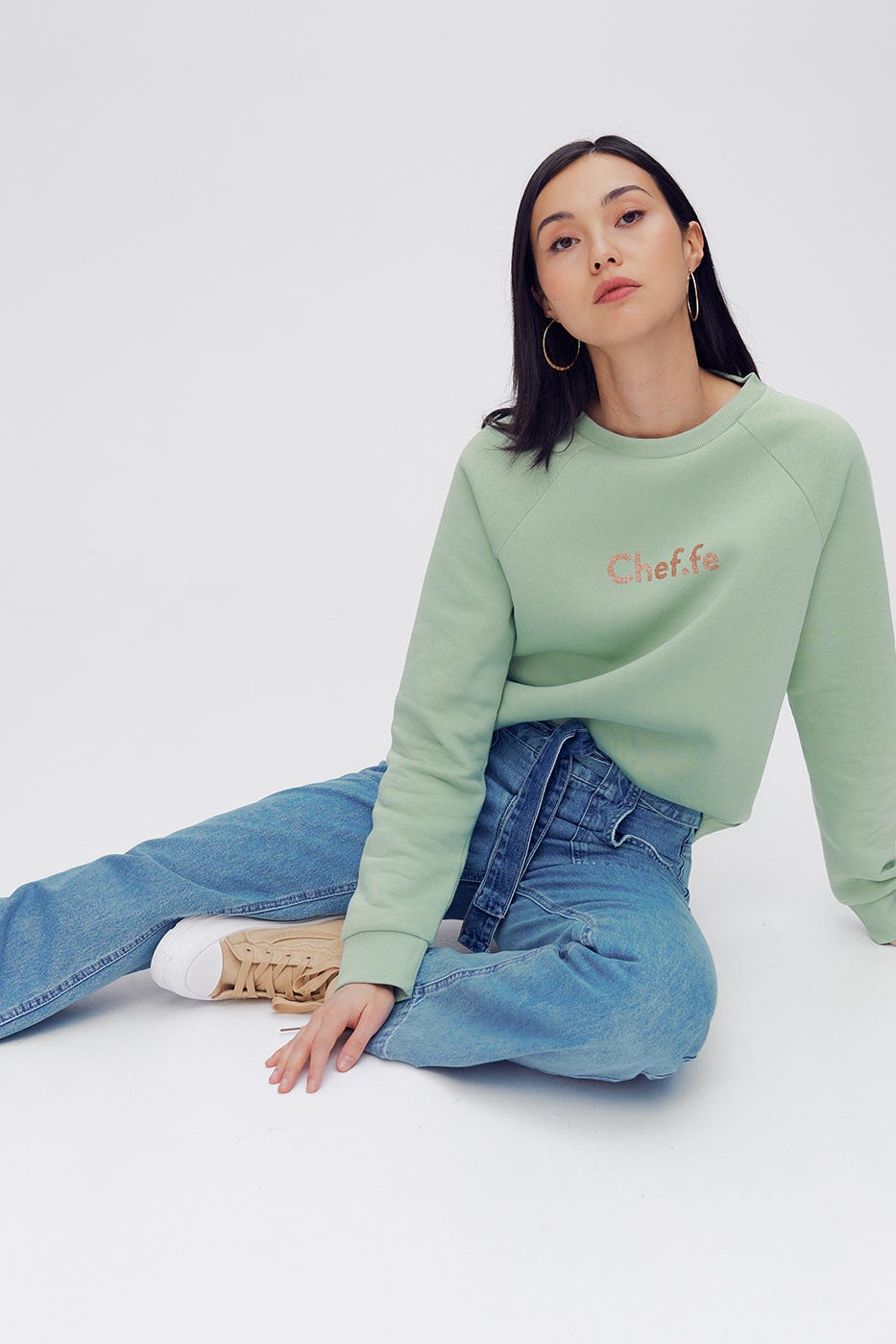 Sweat-shirt à manches raglan