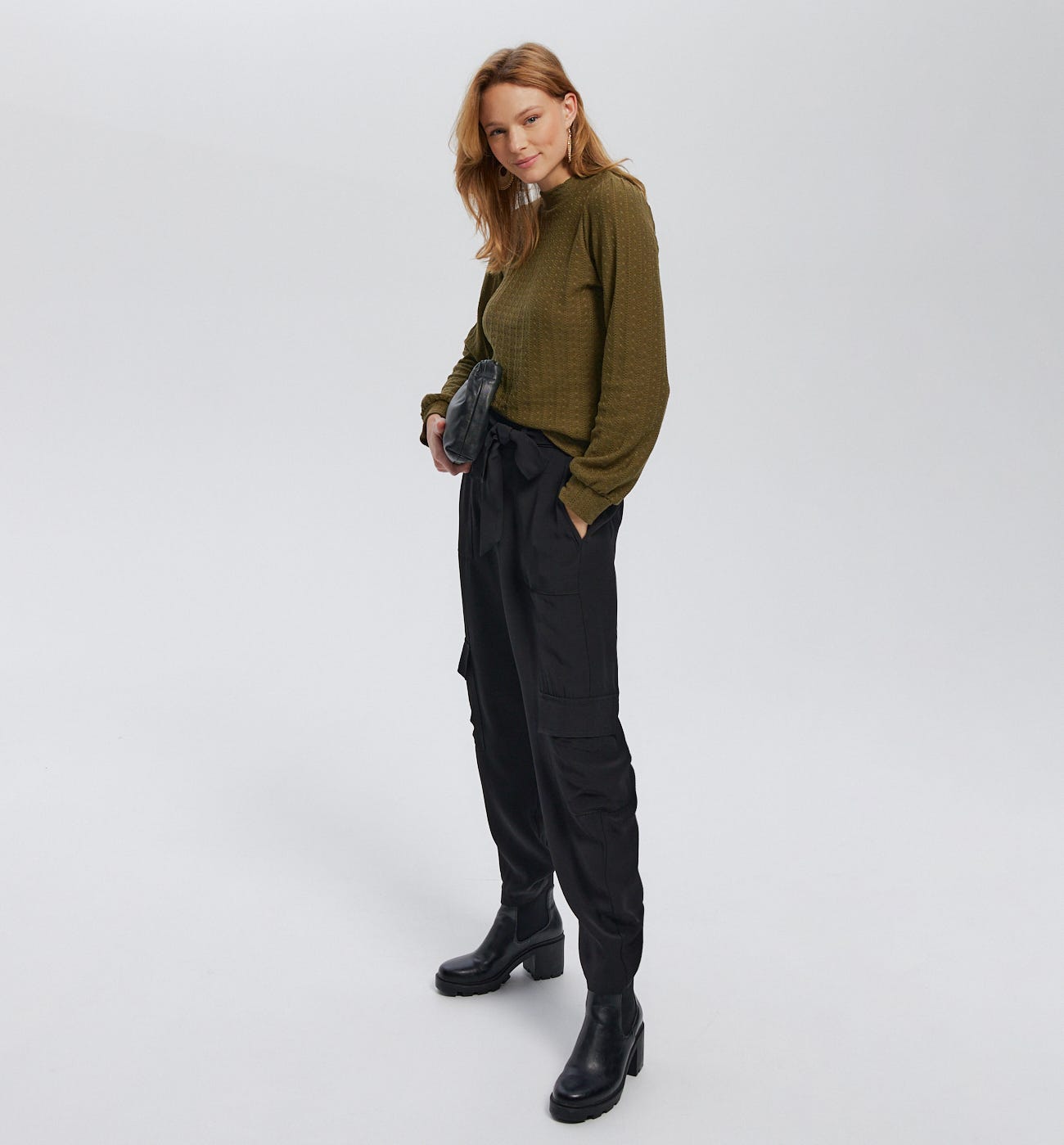 Pull fin en maille ajourée