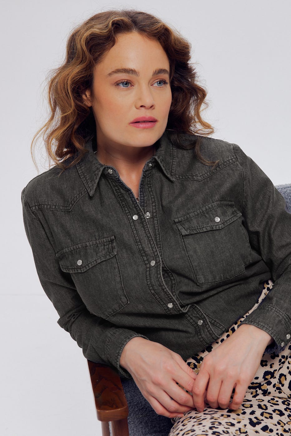 Chemise en jean Femme