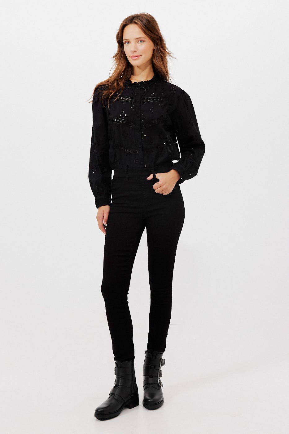Jeggings en toile Femme