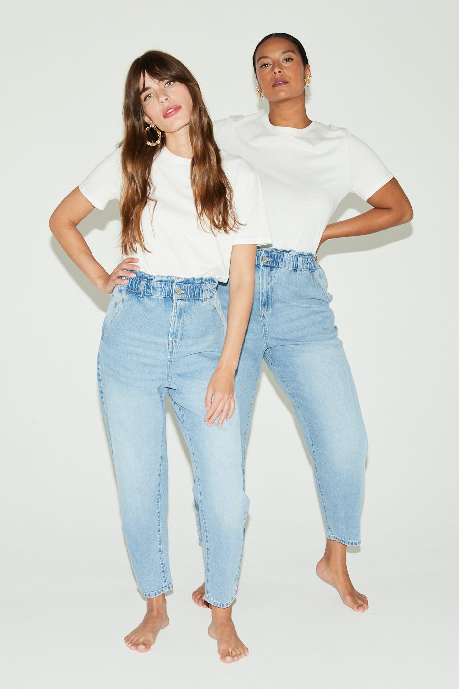 High Waist-Ballonjeans