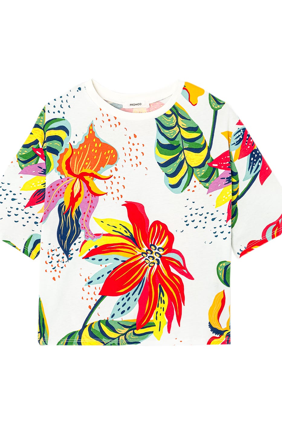 T-shirt à fleurs Femme