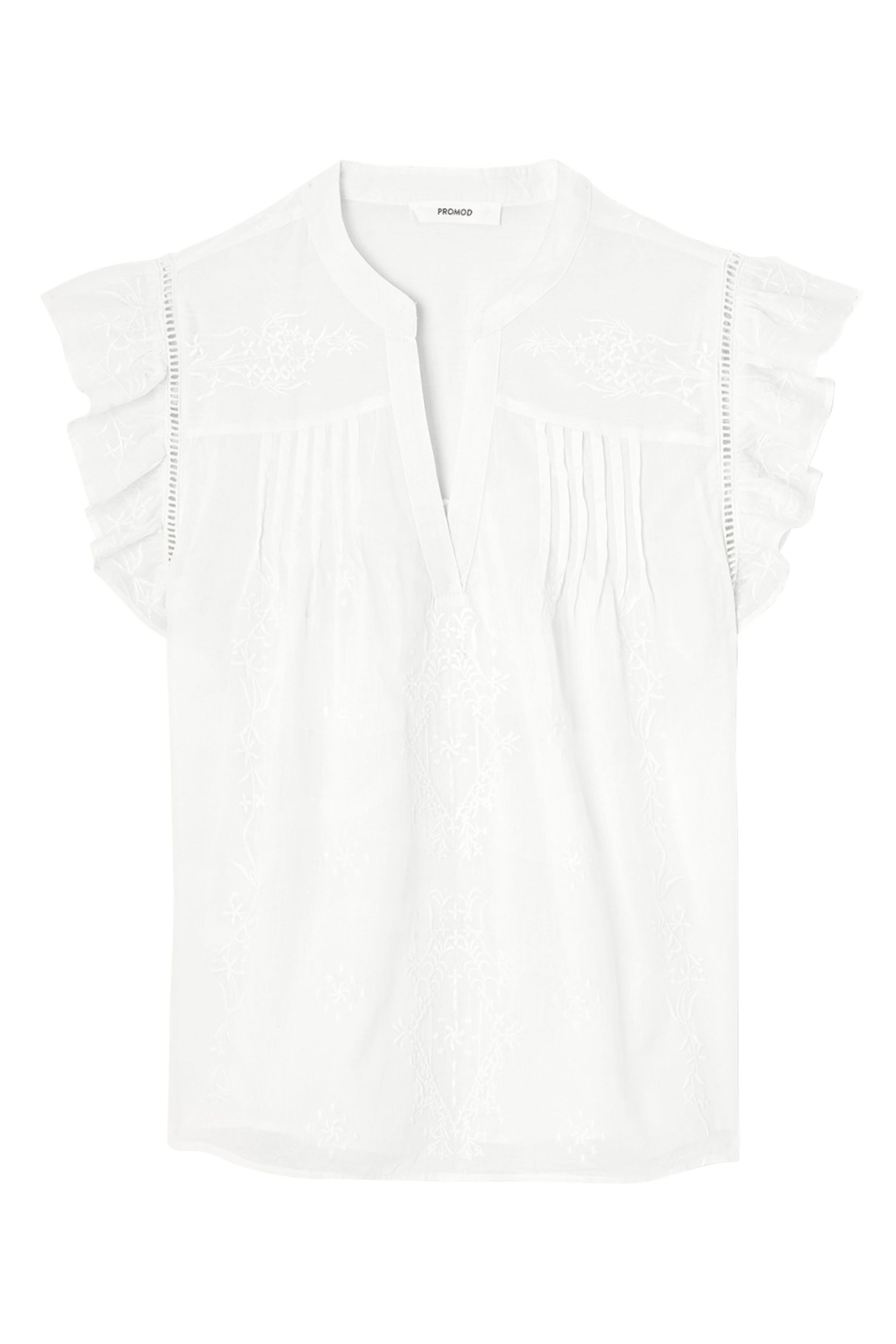 Embroidered romantic blouse